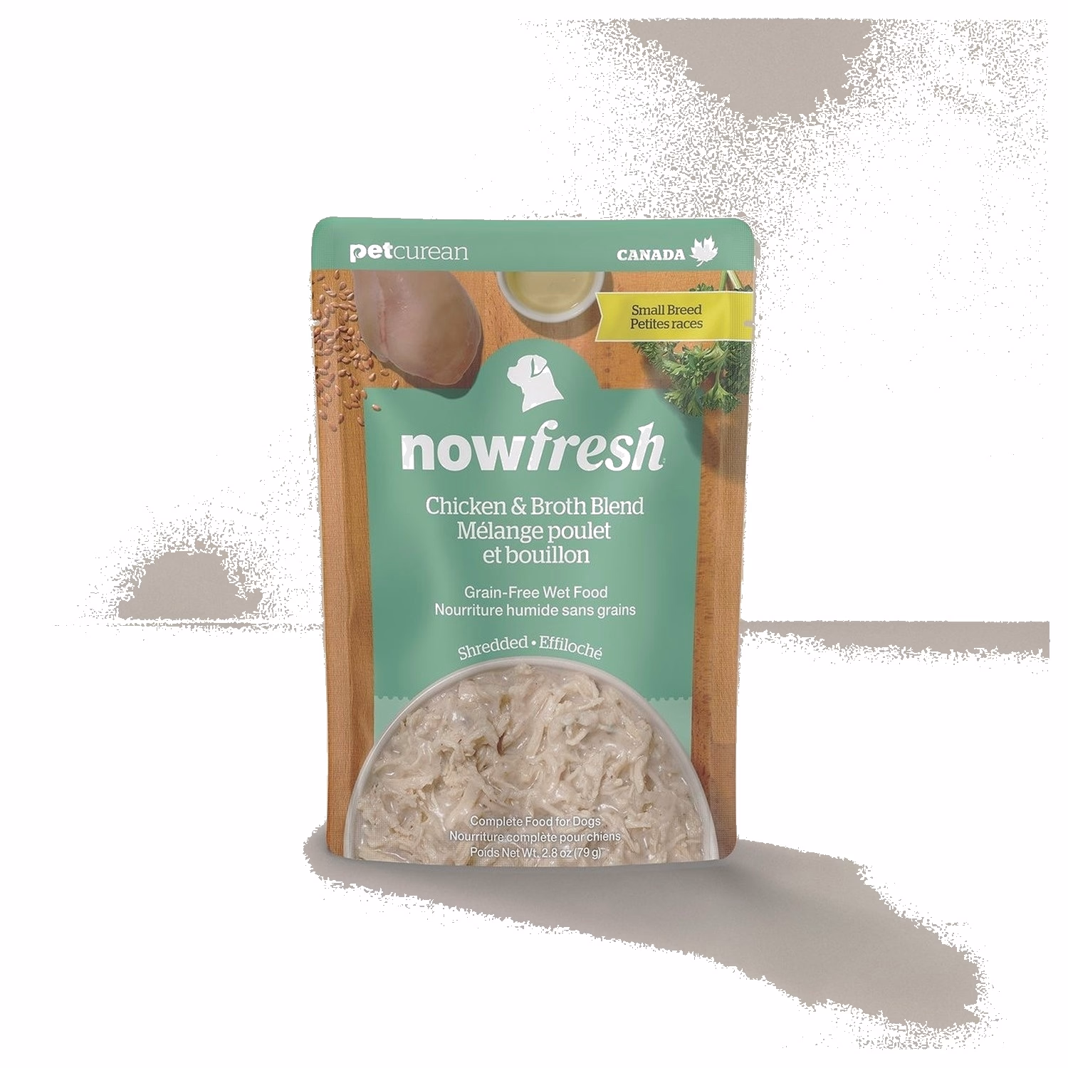 Now Fresh Dog Pouch - Small Breed Shredded Chicken & Broth Blend 2.8oz | 79g
