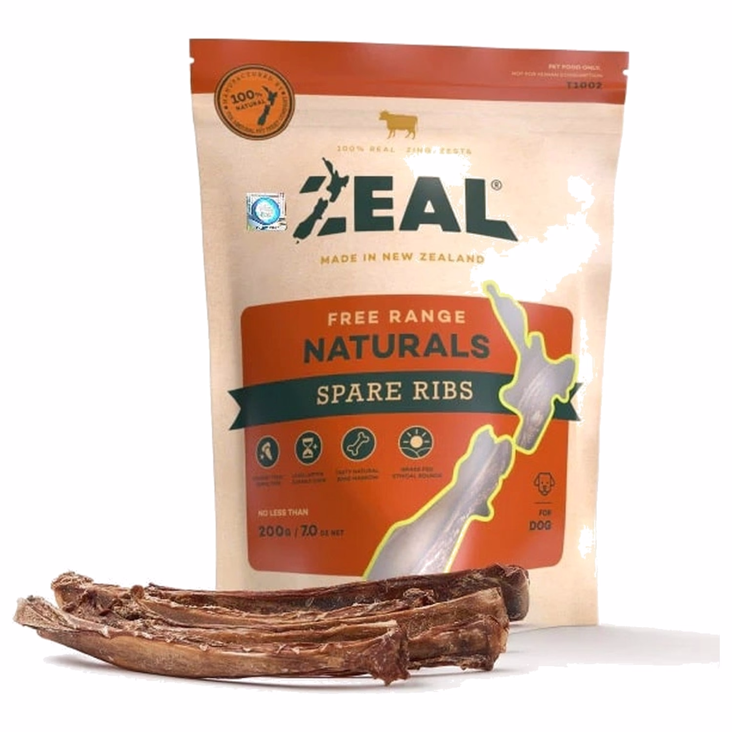 Zeal天然狗小食 - 紐西蘭牛仔肋骨
