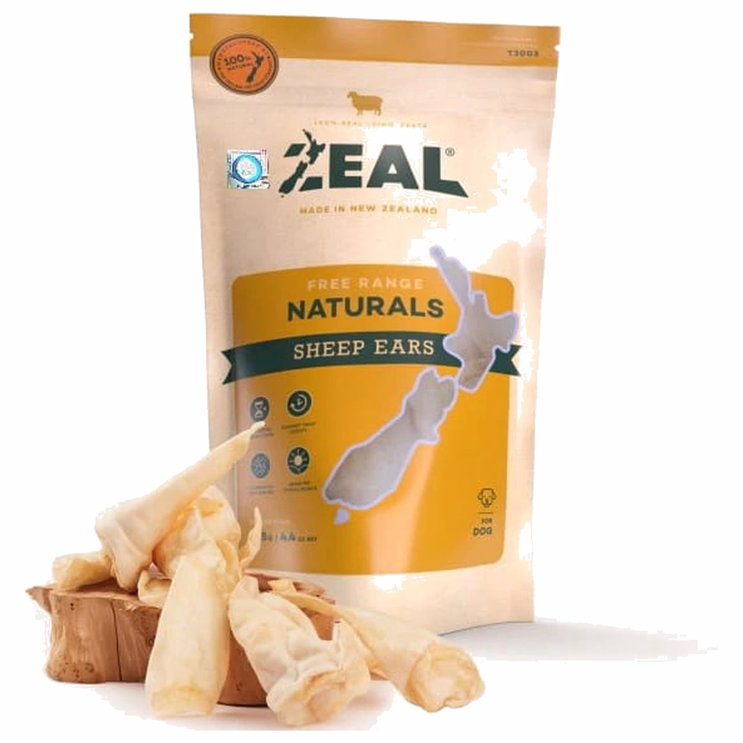 Zeal天然狗小食 - 紐西蘭羊耳 125g