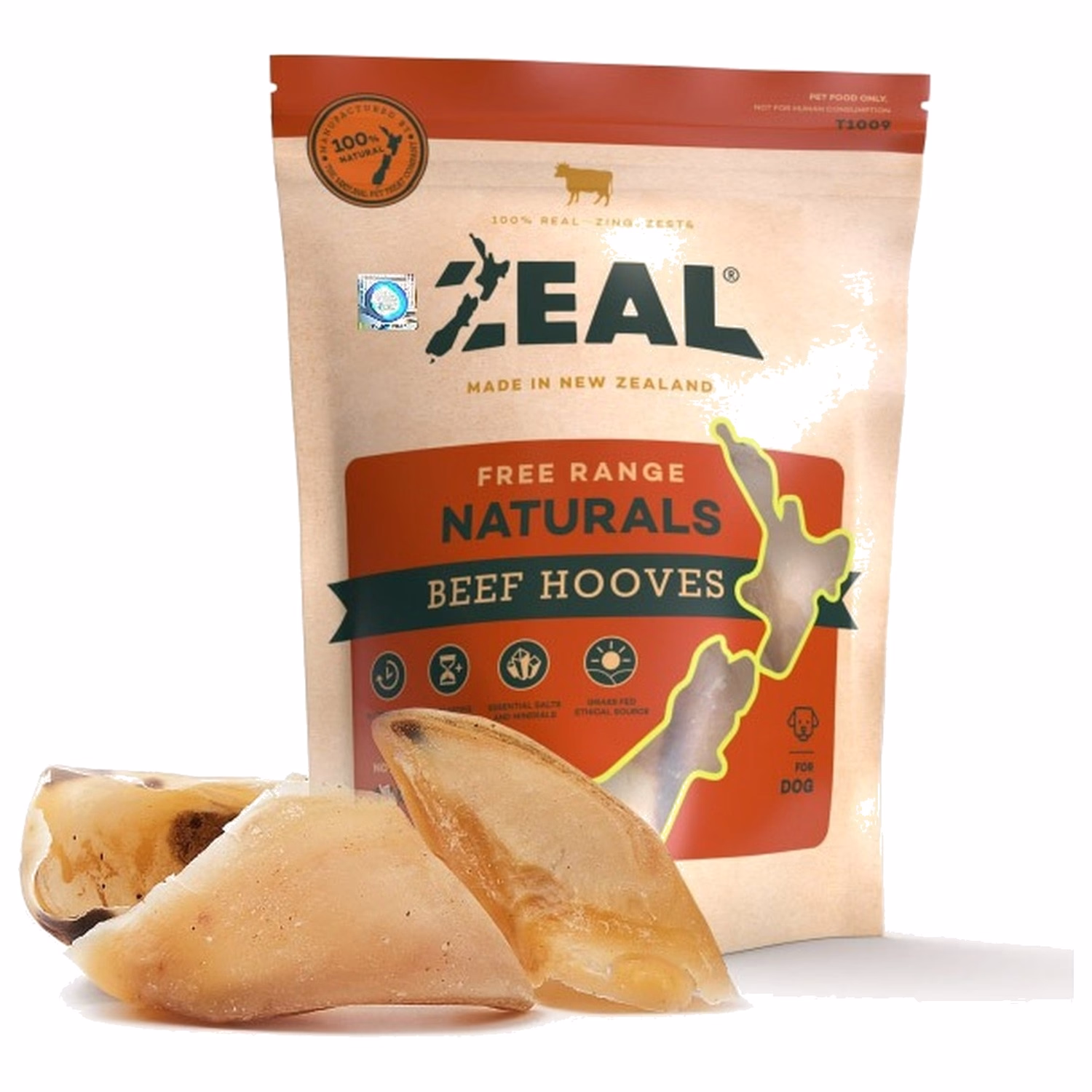 Zeal天然狗小食 - 紐西蘭乾牛蹄甲 (150g, 3pcs)