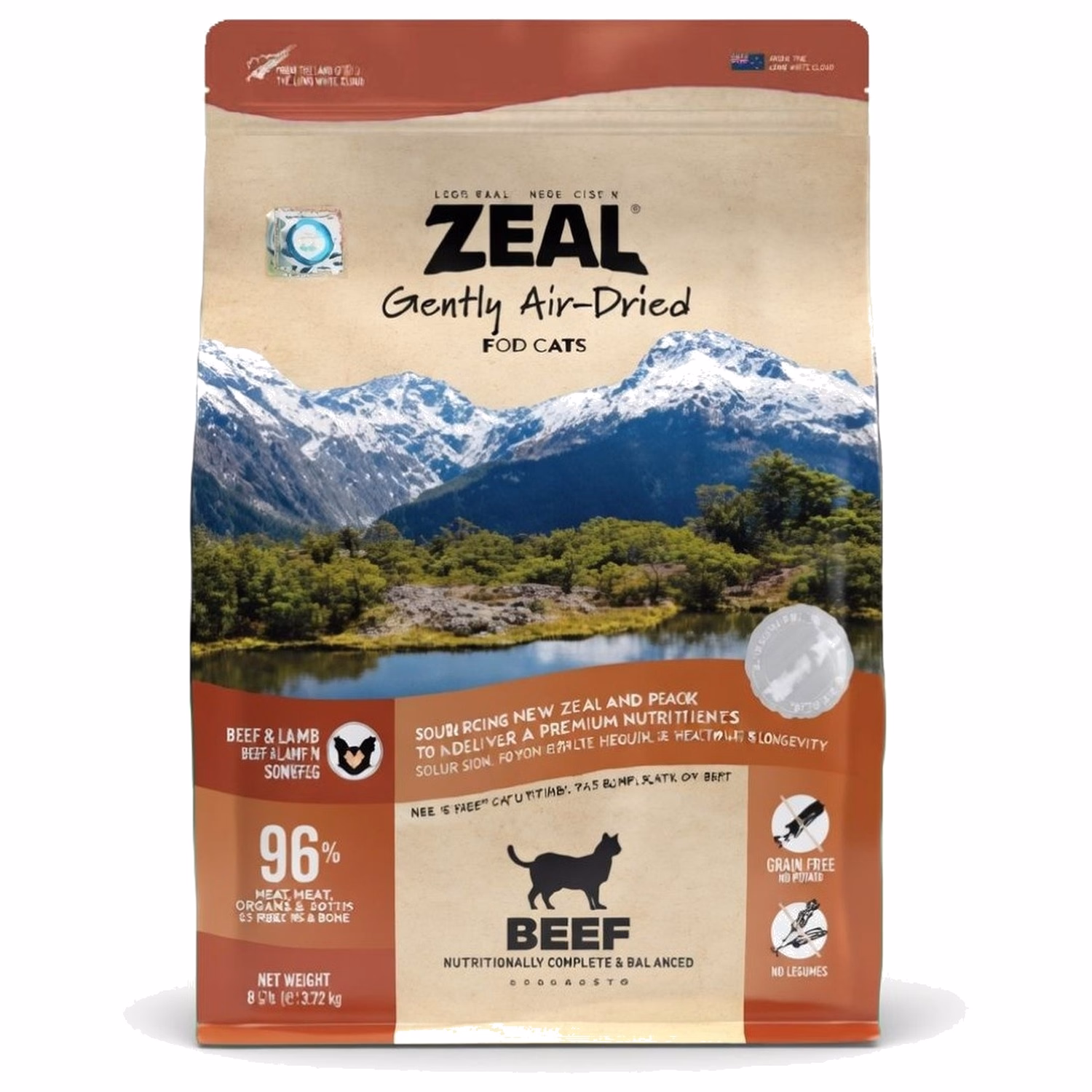 Zeal 天然貓糧 - 風乾牛肉 320g