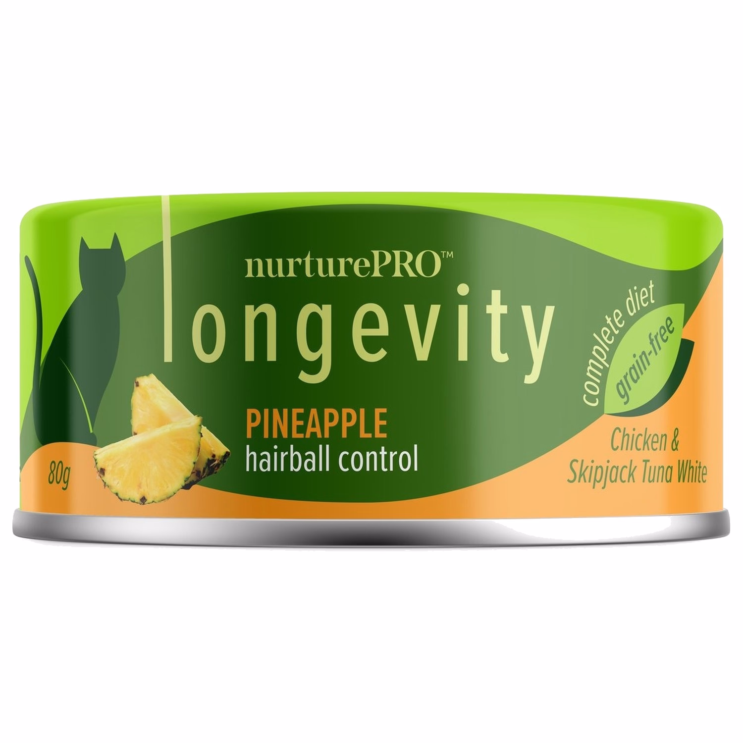 Nurture Pro Longevity Cat Can - Chicken & Skipjack Tuna with Pineapple 80g