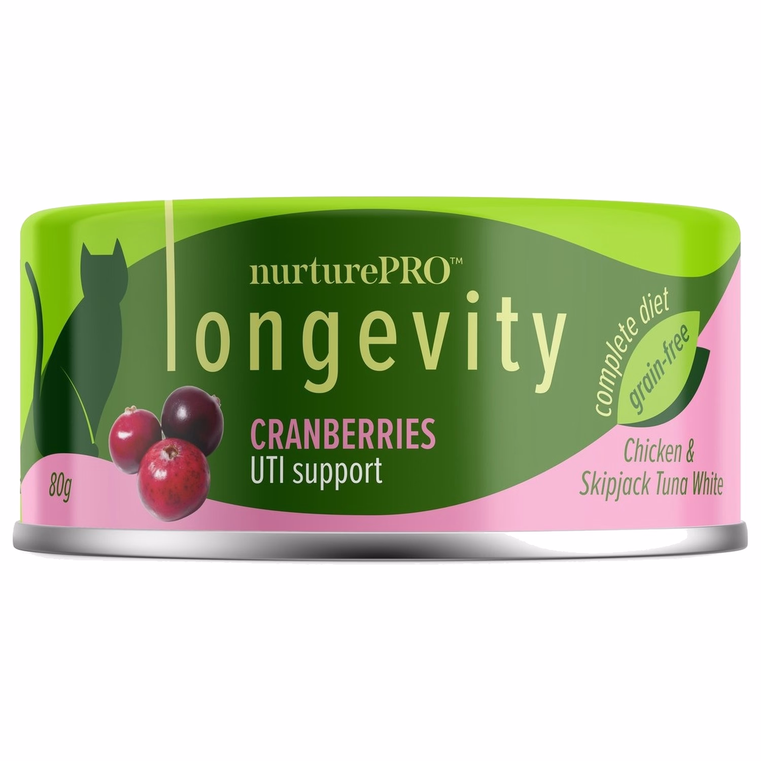 Nurture Pro Longevity 貓貓主食罐 - 小紅莓尿道健康配方 80g