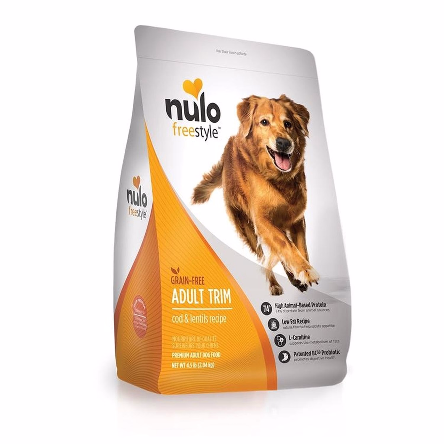 Nulo 狗乾糧 - 無穀物體重控制配方 - 鱈魚扁豆 4.5lb - EXP 16-12-2026