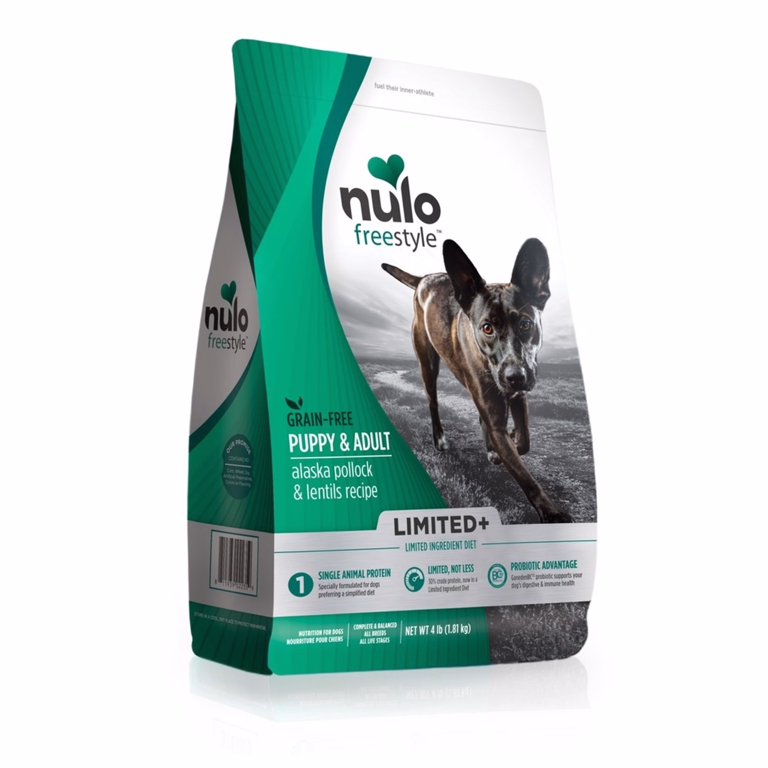 Nulo 狗乾糧 - 無穀物 - 鱈魚扁豆配方 4lb - EXP 20-01-2027