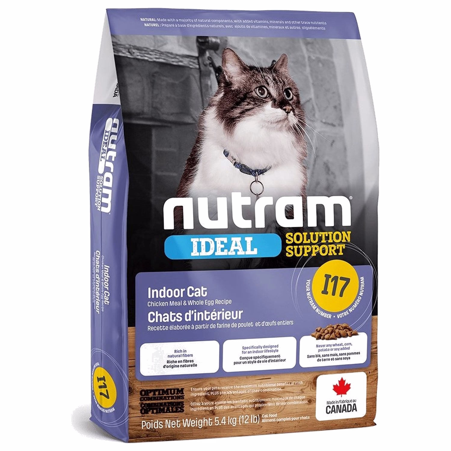 Nutram Cat Food - I17 Ideal - Indoor