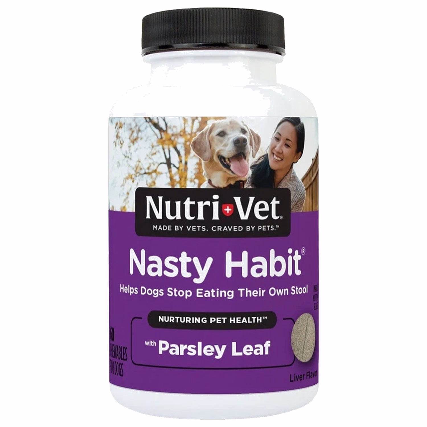 Nutri-Vet Dog Care - Nasty Habit (Stops Eating Poop) Chewable 60 Tablets