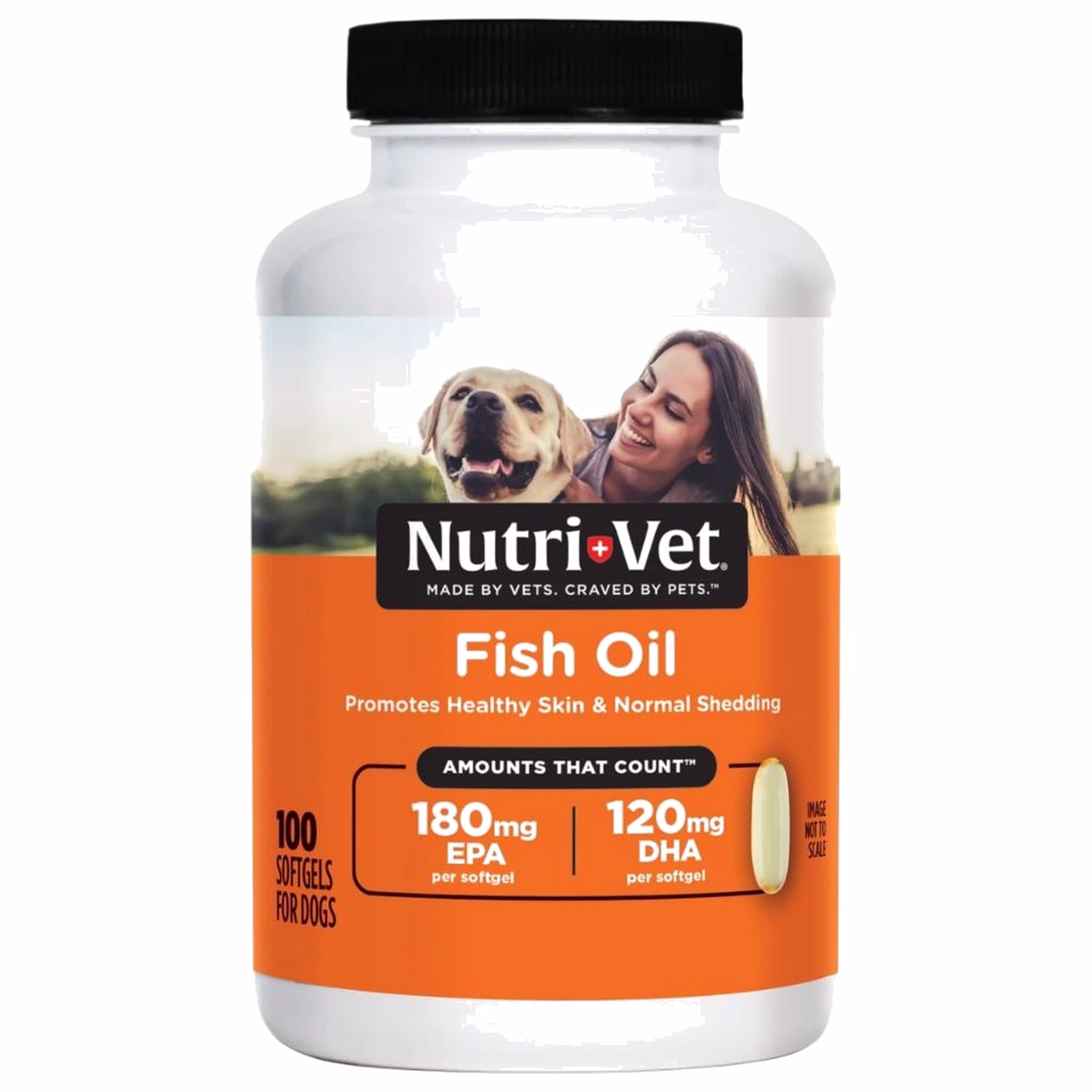 Nutri-Vet 美國寵達特 - 狗用魚油膠囊 100pc