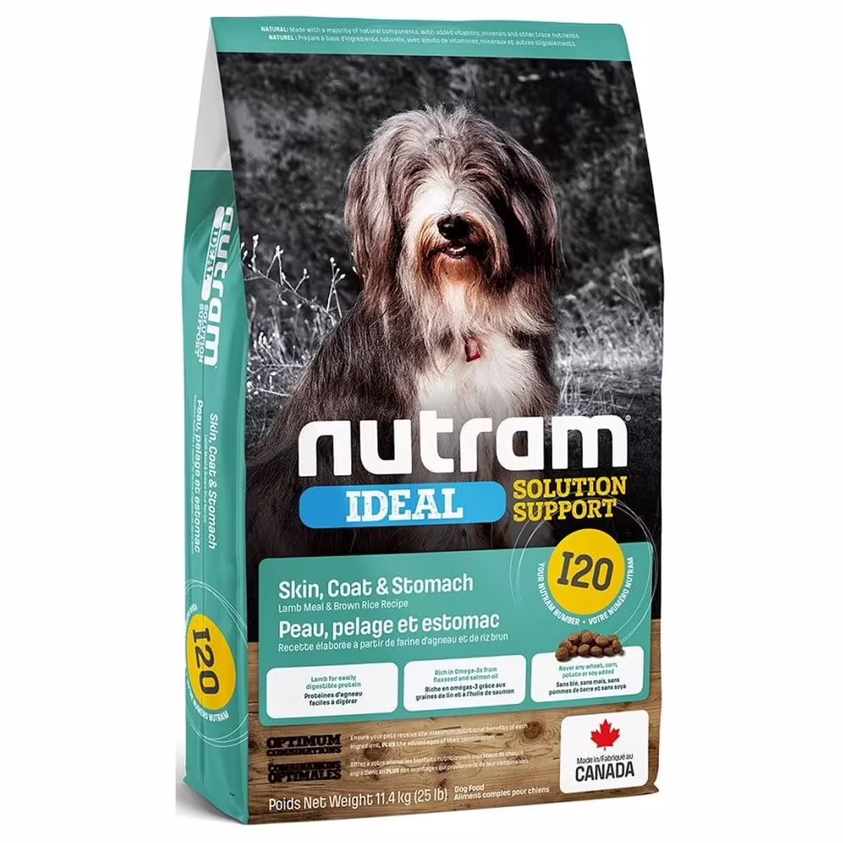 Nutram 加拿大紐頓狗乾糧 - I20 - 敏感腸胃，皮膚配方 2kg