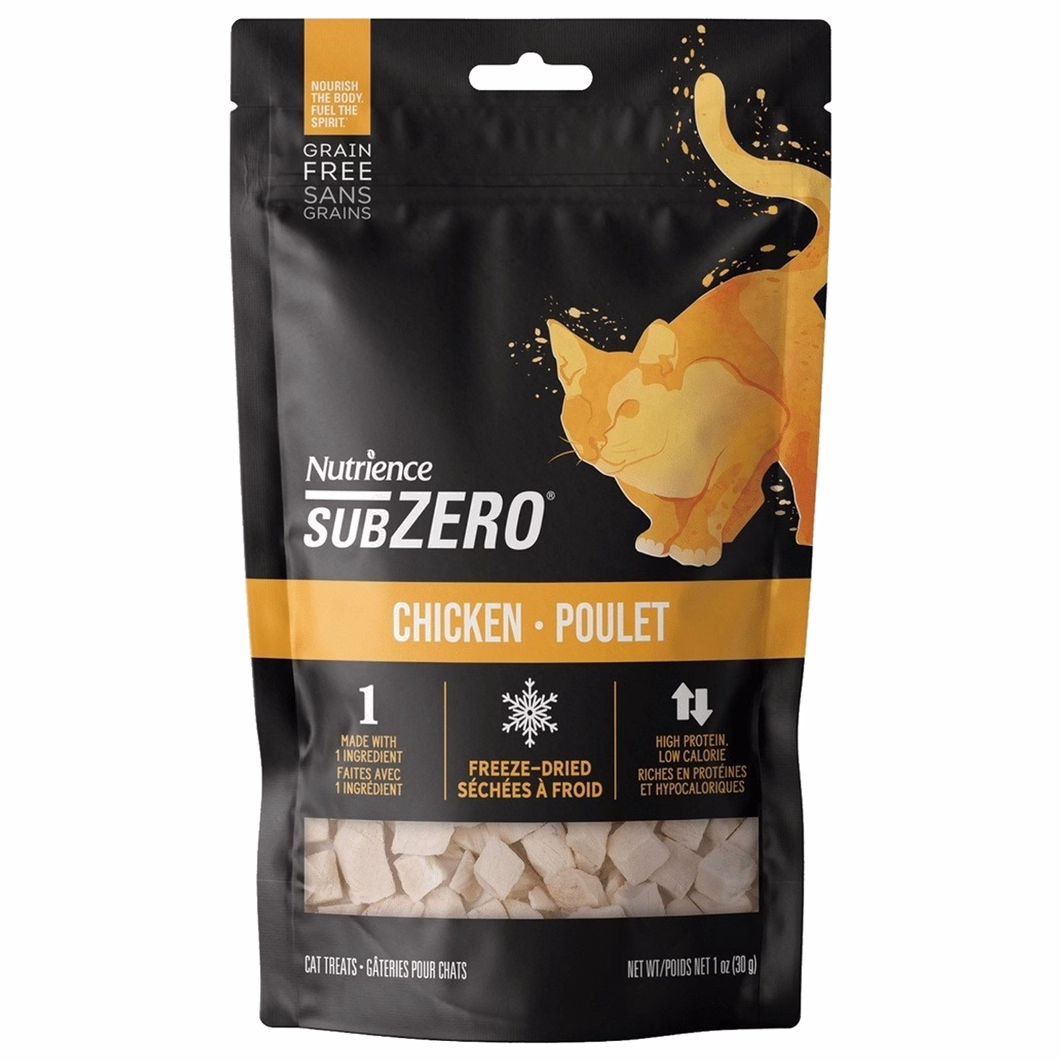 Nutrience 貓小食 - Subzero - 凍乾脫水雞肉 30g