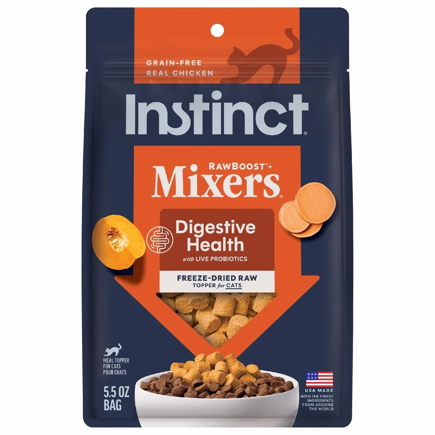 Nature's Variety Instinct 本能凍乾肉類貓輔糧 - 消化系統健康配方 5.5oz