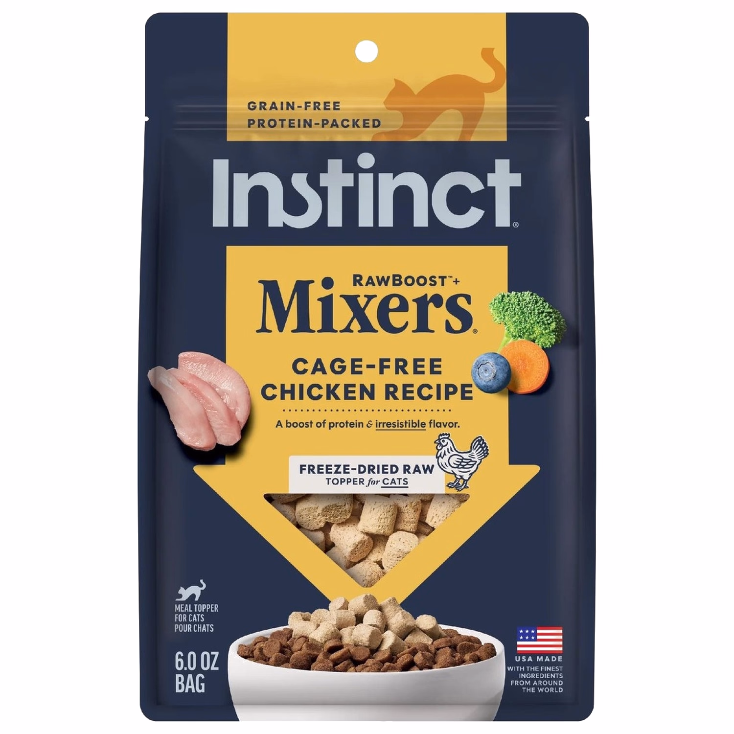 Nature's Variety Instinct 本能凍乾肉類貓輔糧 - 無穀物 - 走地雞肉 6oz