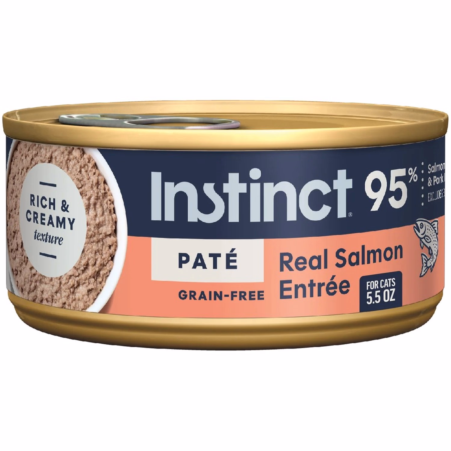 Nature's Variety Instinct Cat Can - Grain Free Salmon 5.5oz