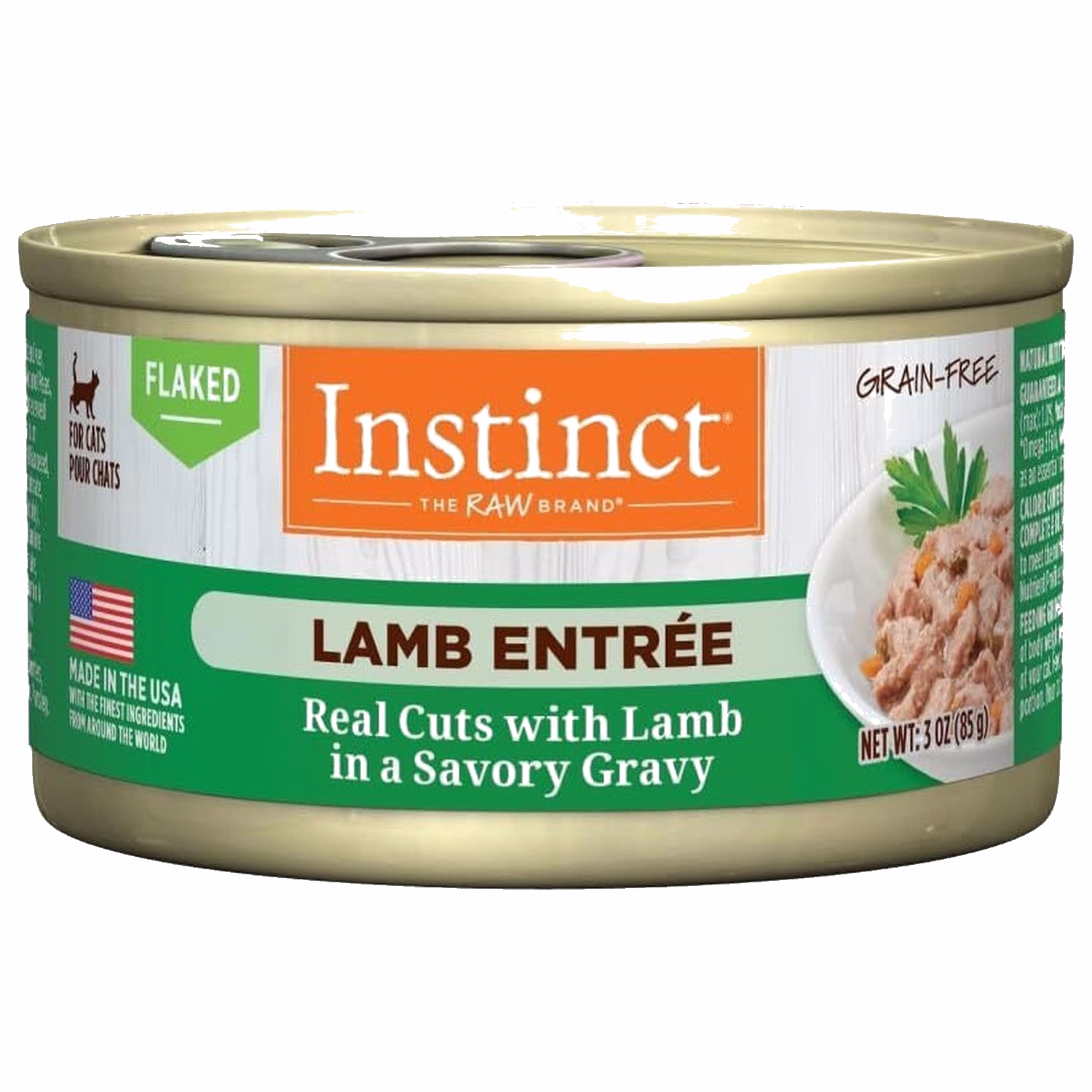 Nature's Variety Instinct Cat Can - Real Cuts with Lamb in Savory Gravy