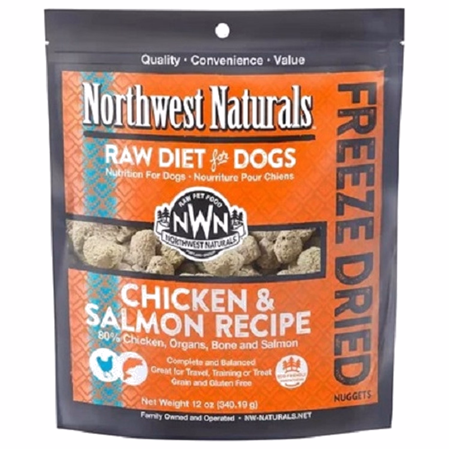 Northwest Naturals 凍乾脫水狗糧 - 雞及三文魚