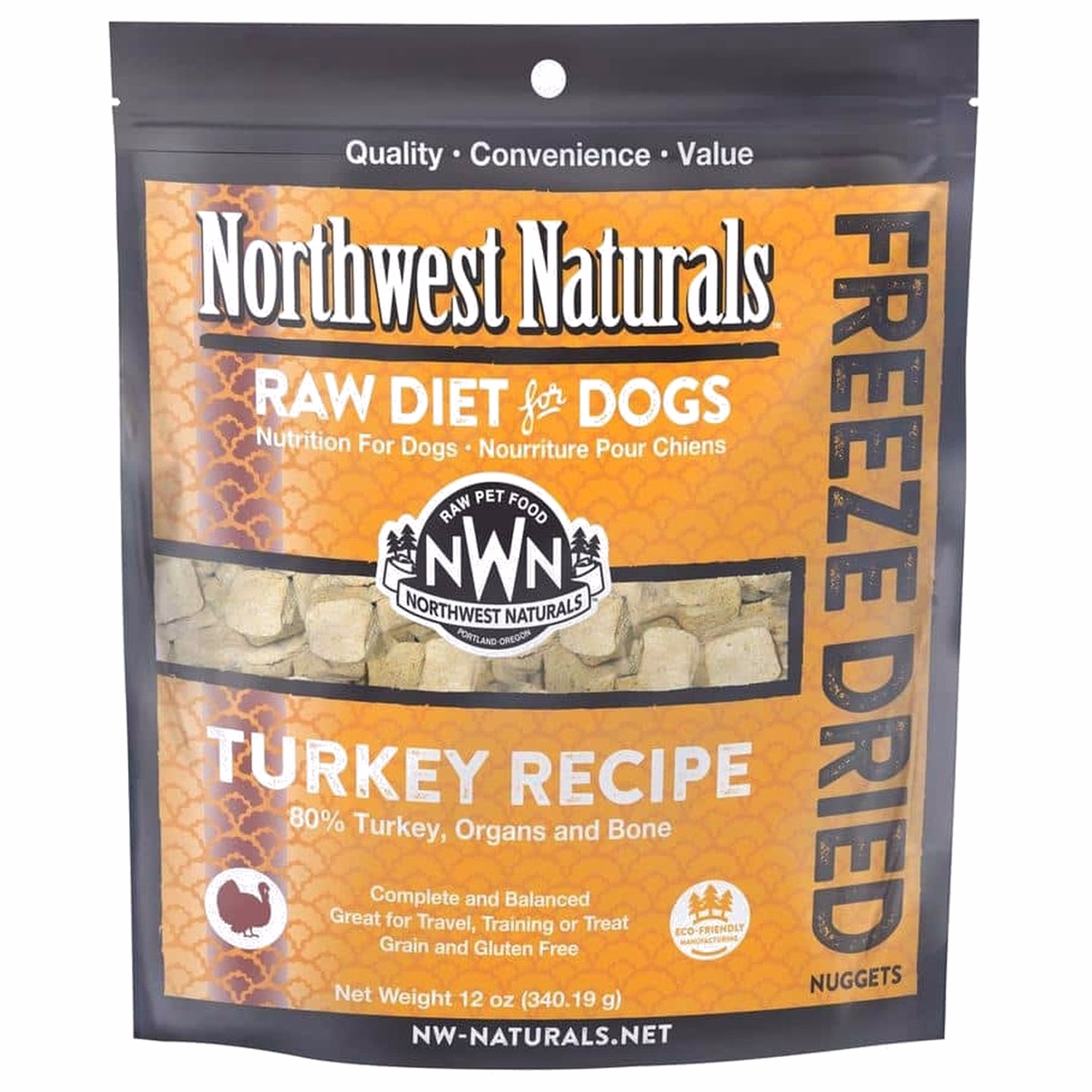 Northwest Naturals 凍乾脫水狗糧 - 火雞肉