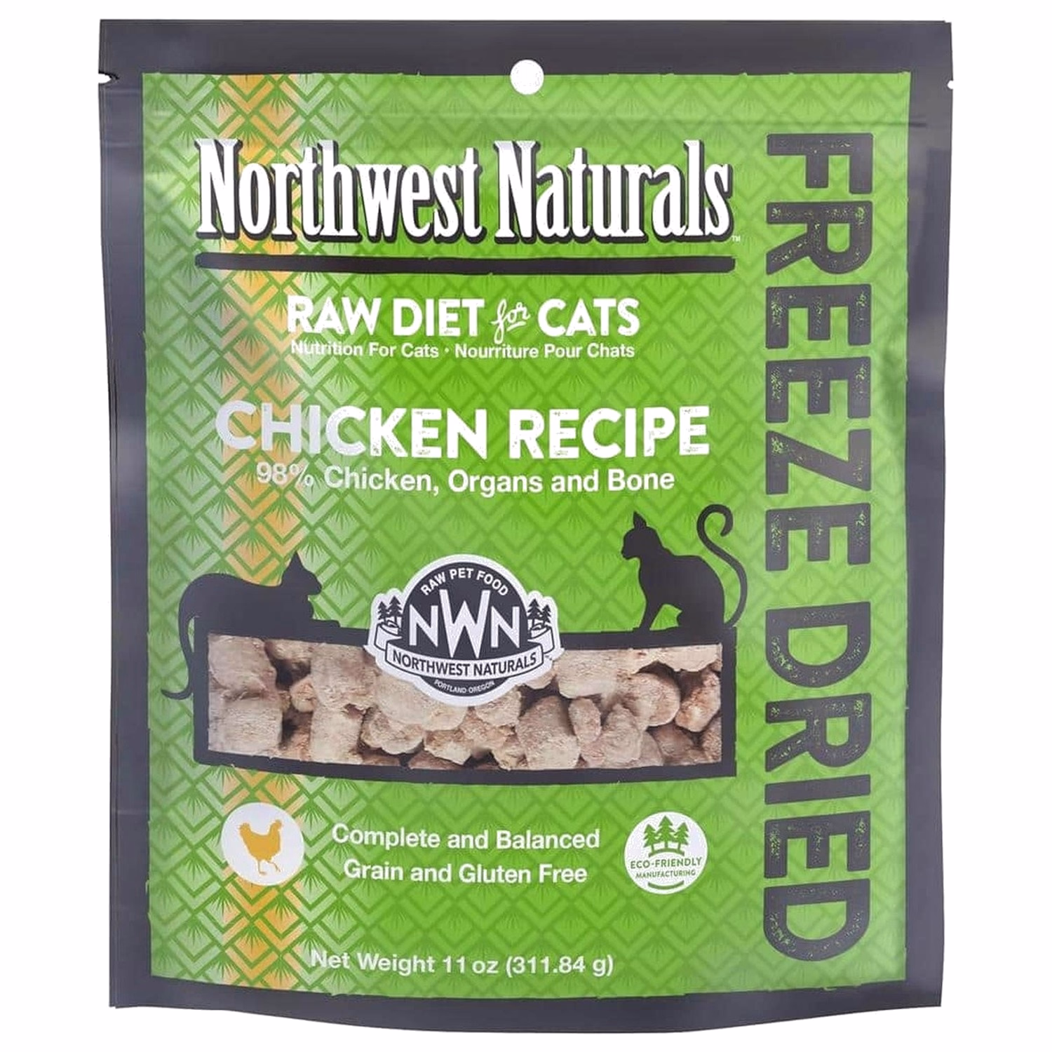 Northwest Naturals 凍乾脫水貓糧  - 雞肉 11oz | 311g