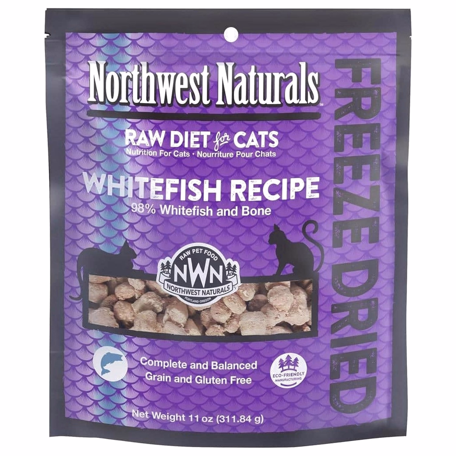 Northwest Naturals 凍乾脫水貓糧  - 凍乾脫水 - 白魚配方 11oz | 311g