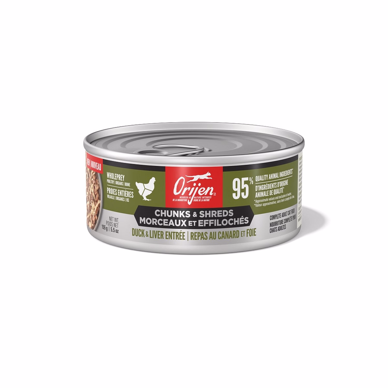 Orijen CANADA Cat Can - Chunks & Shreds - Duck & Liver Entree