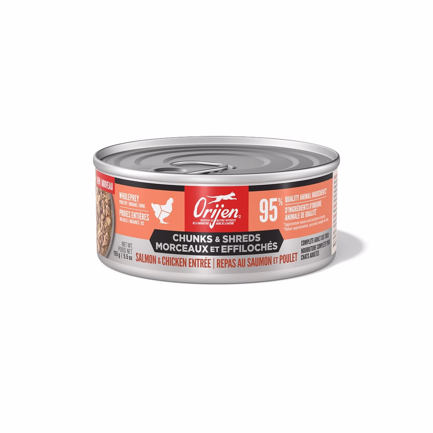 Orijen CANADA Cat Can - Chunks & Shreds - Salmon & Chicken Entree