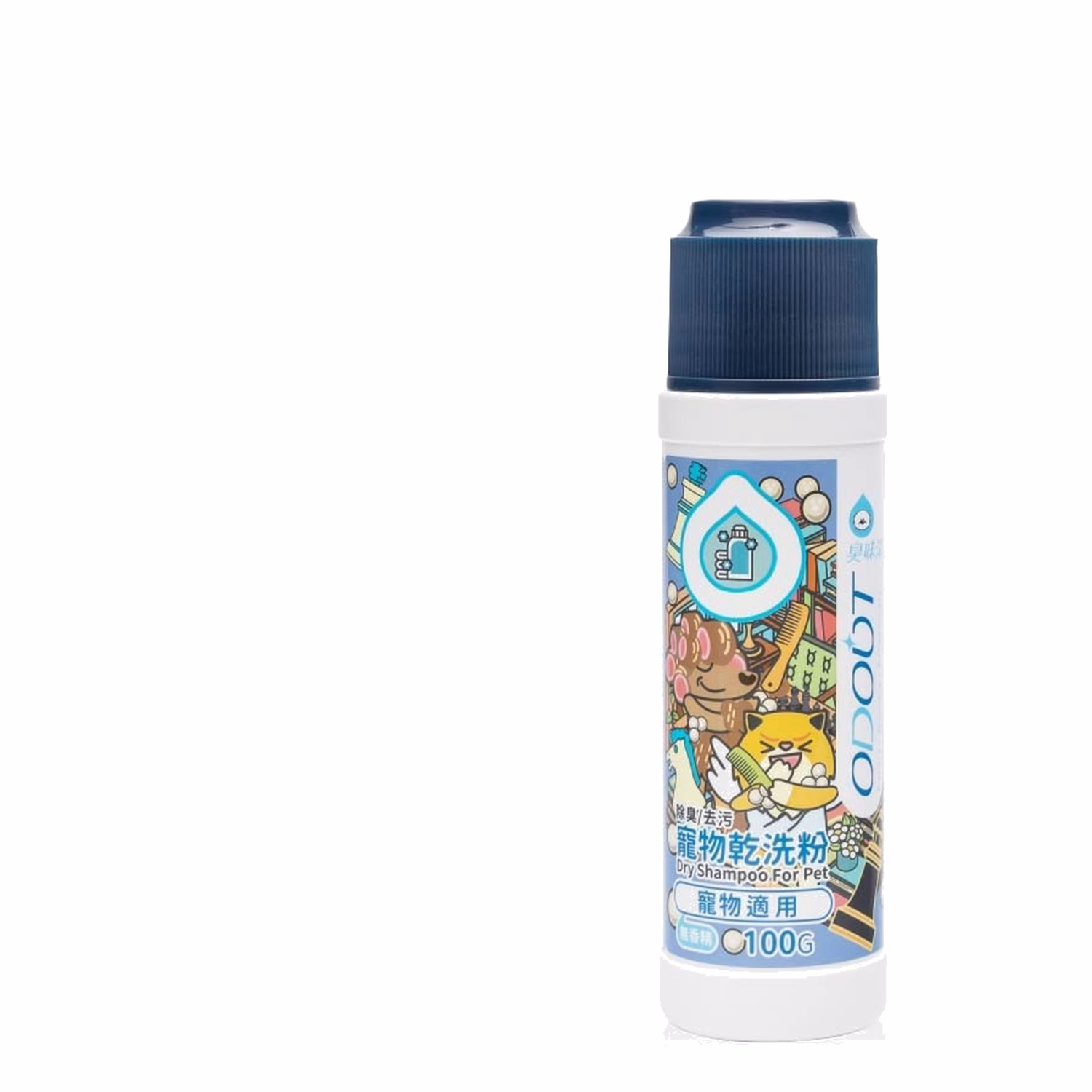 ODOUT Dry Shampoo for Pets (Fragrance Free) 100g
