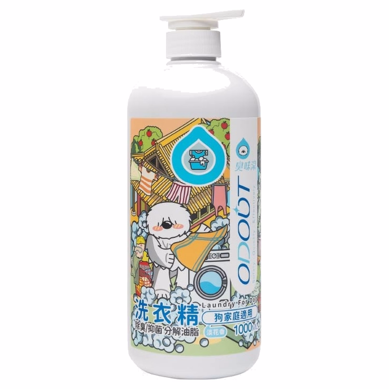 ODOUT 臭味滾 布類清潔液 1L (狗用)