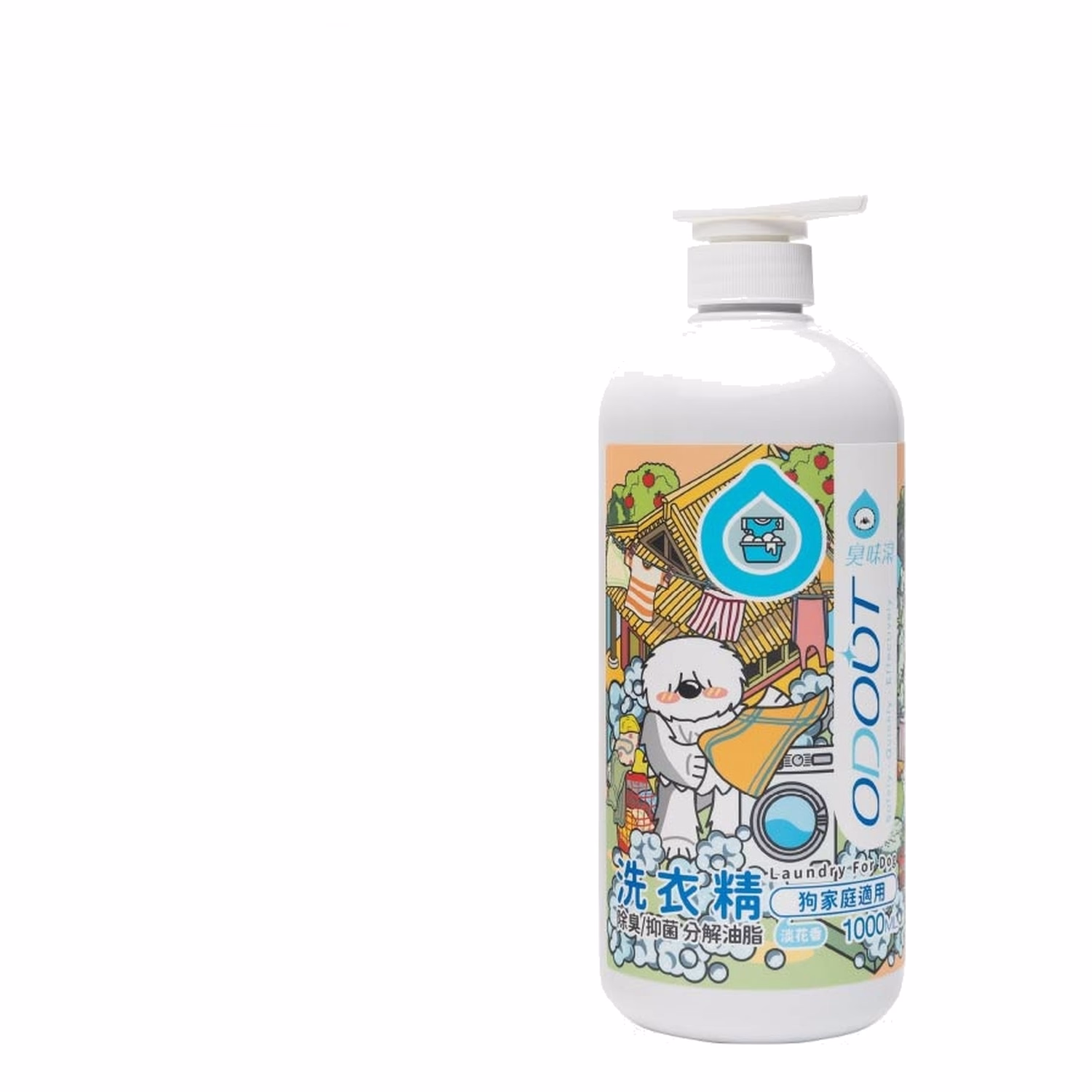ODOUT 臭味滾 布類清潔液 1L (狗用)