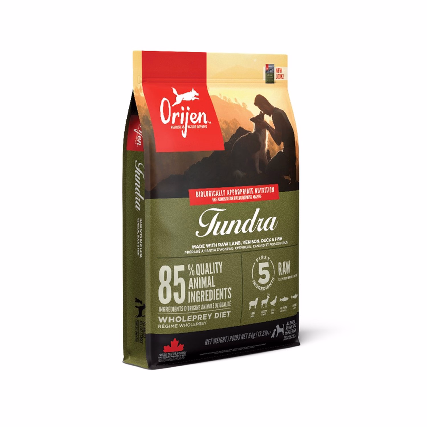 Orijen CANADA Dog Food - Grain Free - Tundra - Lamb Venison Duck