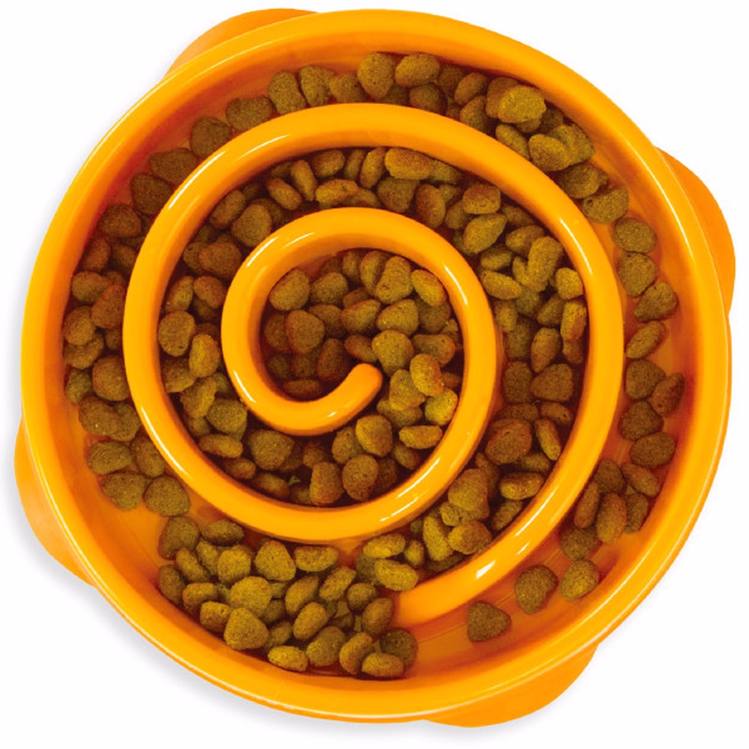 Outward Hound Fun Feeder Slo Bowl - Orange Medium