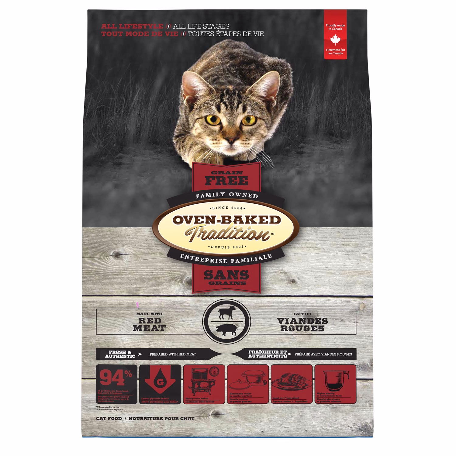 Oven Baked Cat Food - Grain Free Red Meat
