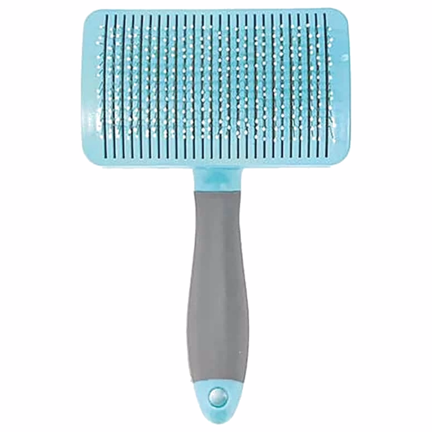 Petio Self Trimmer Self-Cleaning Slicker Brush for Dogs & Cats (Wide) (W26850)