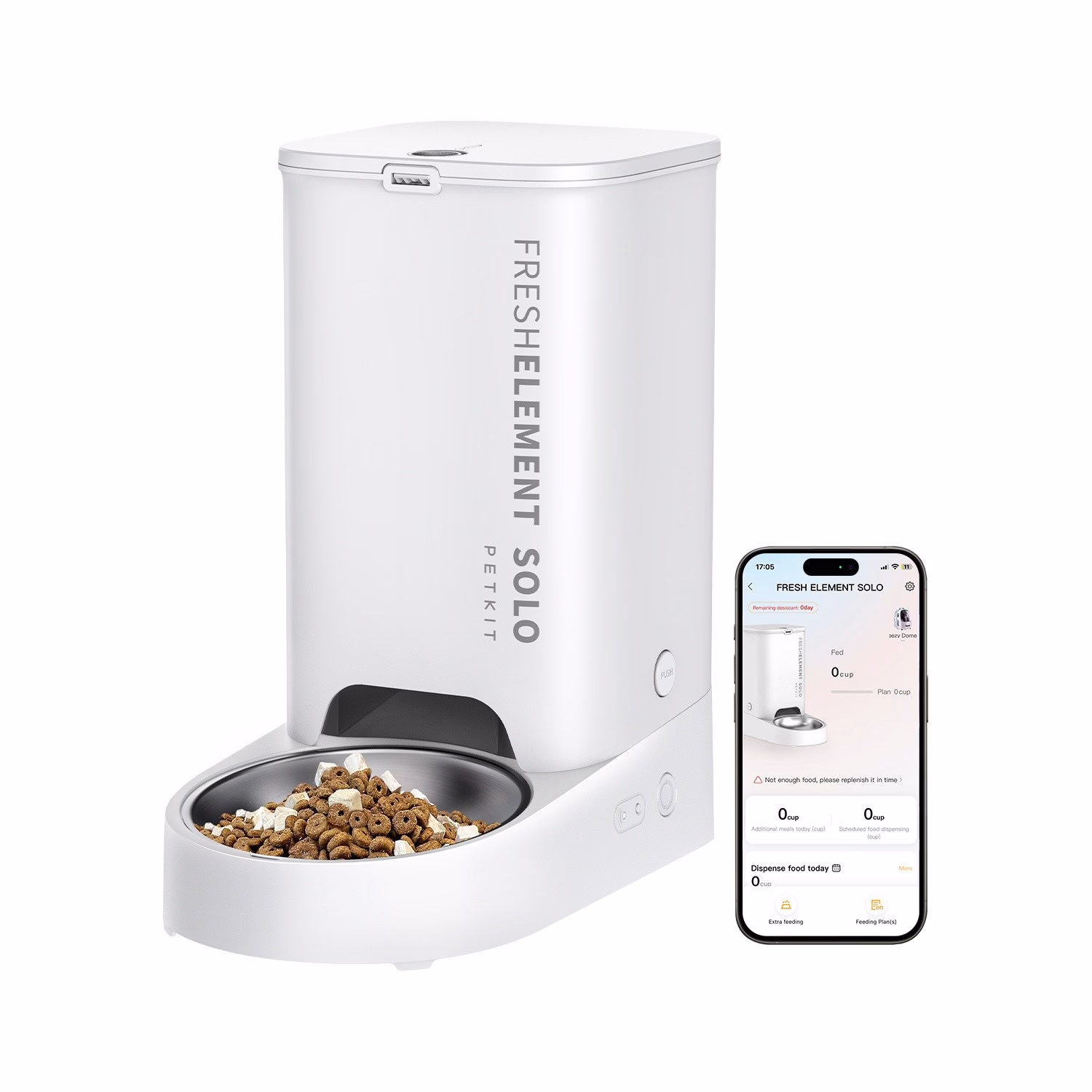 PETKIT Fresh Element Solo 智能餵食器 - 白色 3L