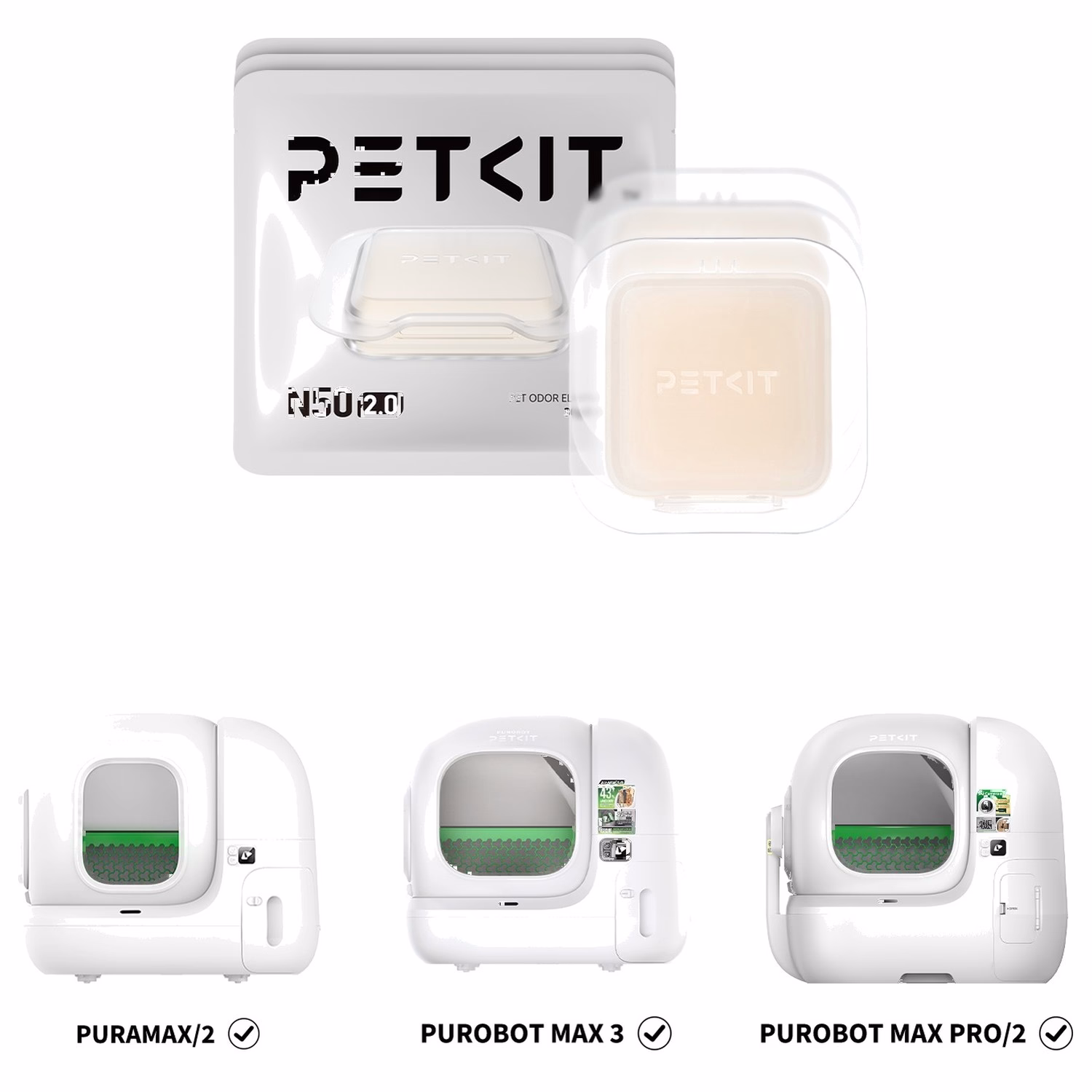 PETKIT Pet Odor Eliminator N50 V2.0 for Pura Max - 3pc