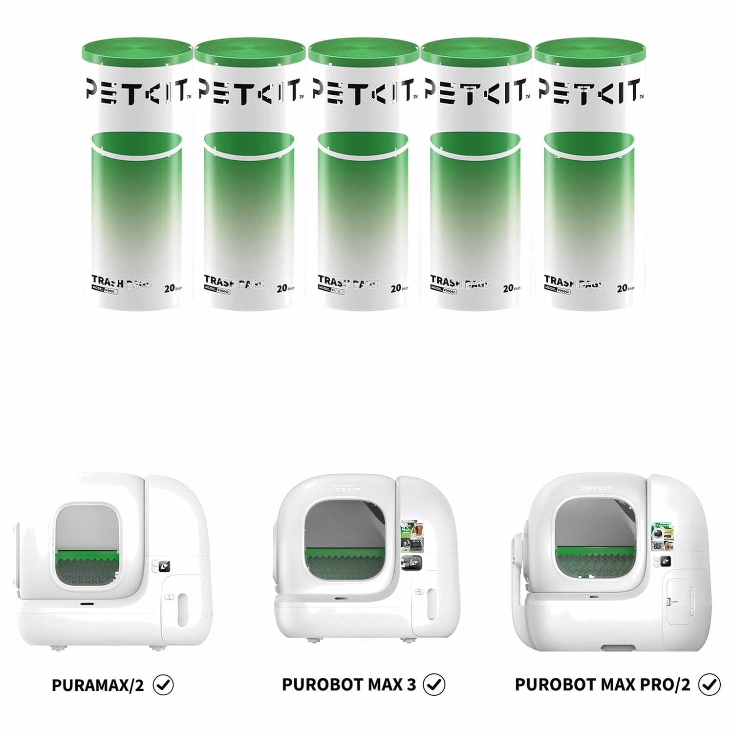 PETKIT PUROBOT MAX PRO (Poop / Trash) Bag (20pcs)