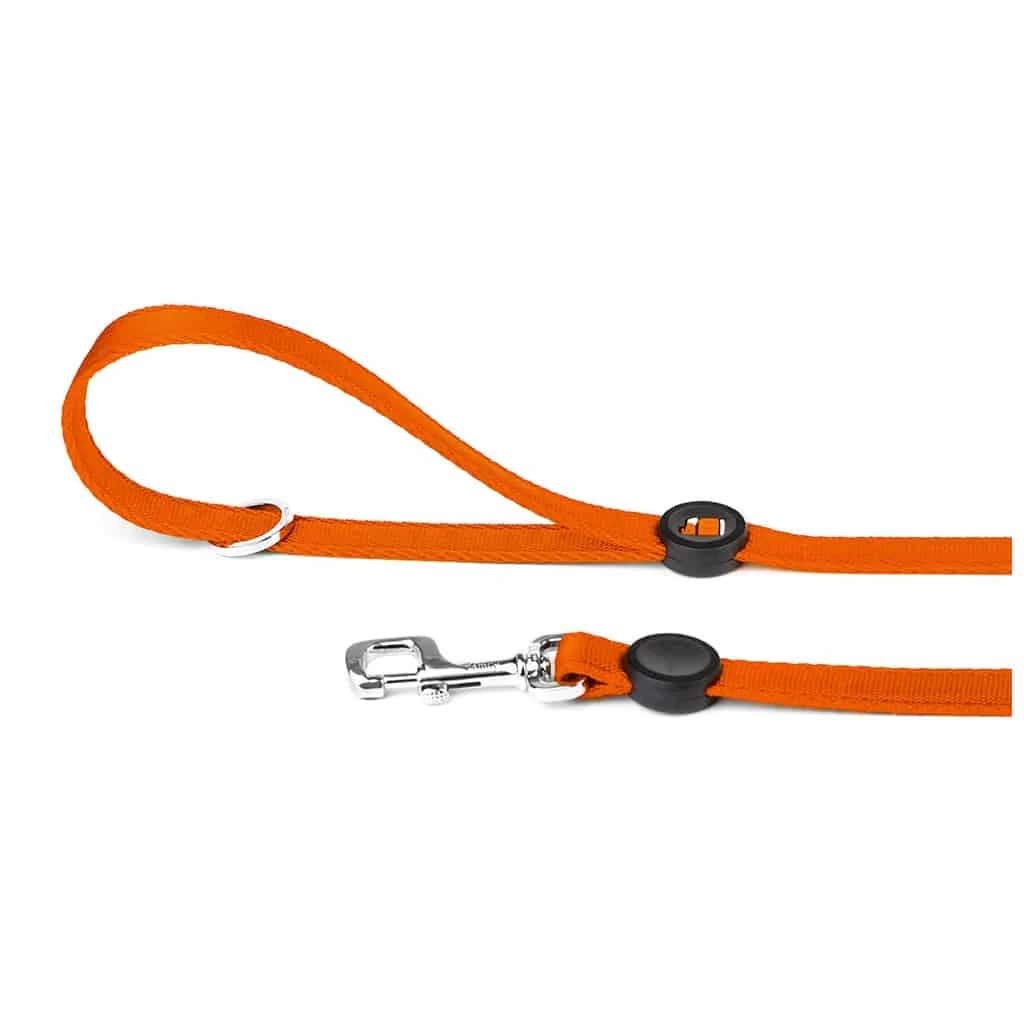 MyFamily Memopet Dog Leash - Polyester With NFC Technology - Orange-1.6 cm
