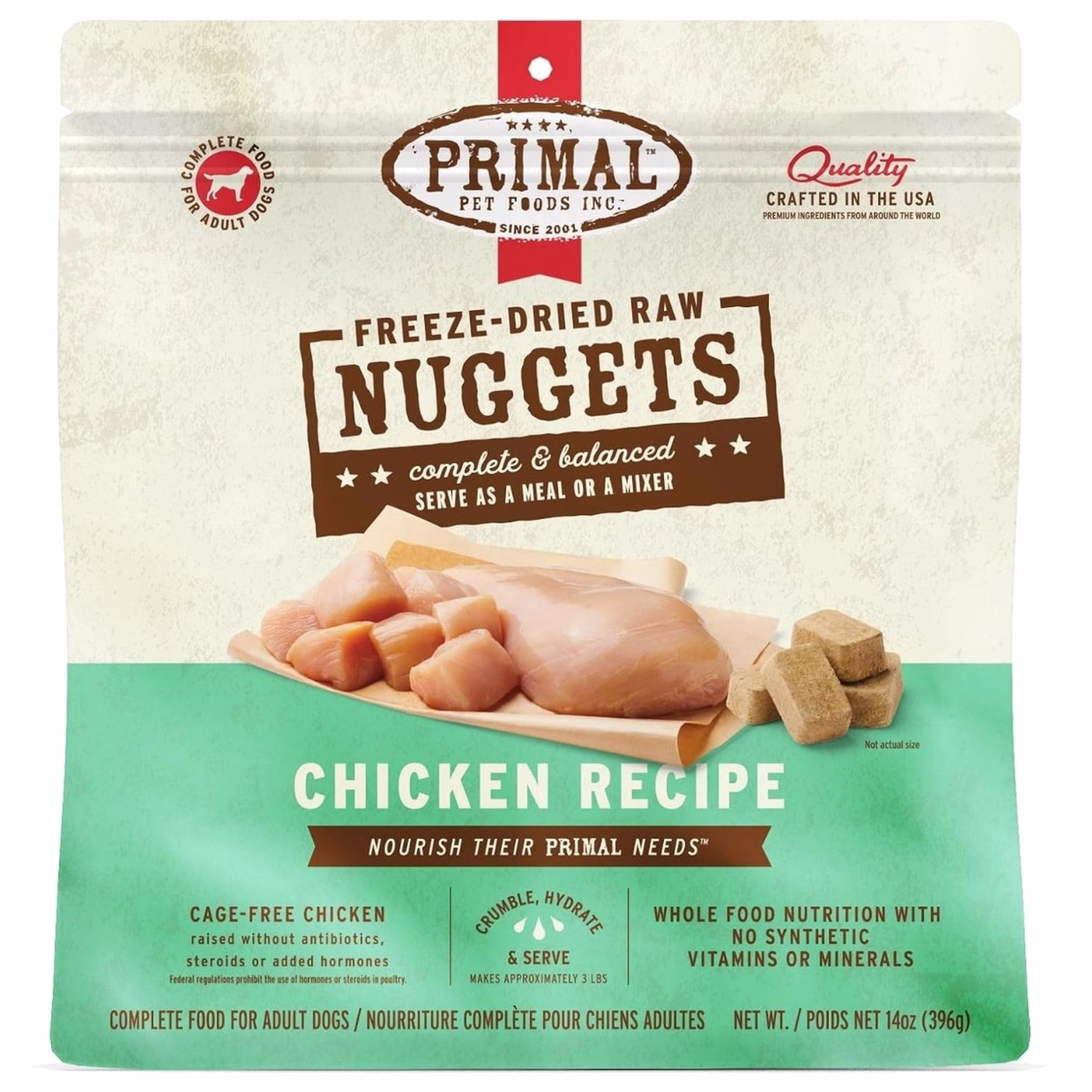 Primal Raw Freeze-Dried - Canine Chicken 14oz