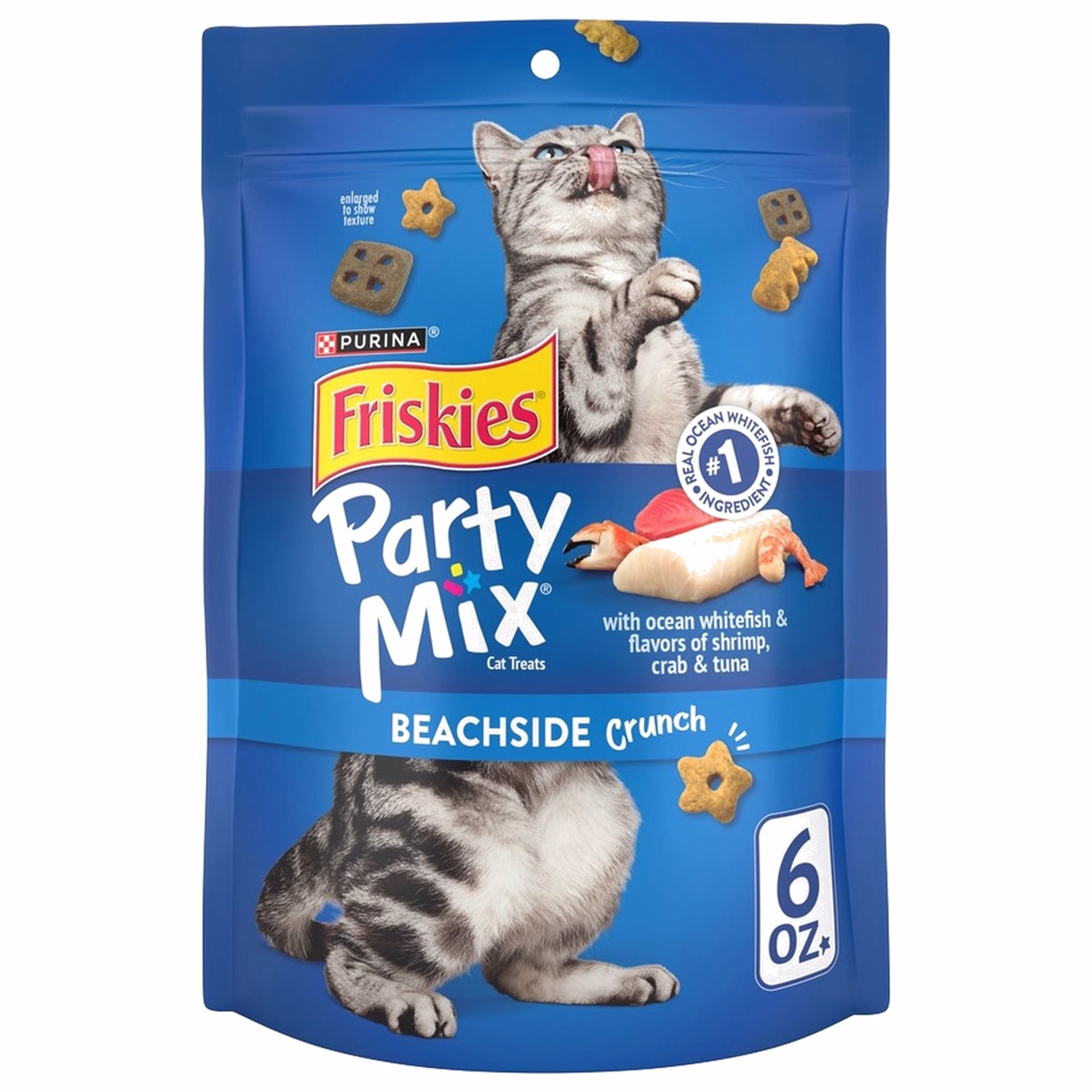 Purina Friskies Cat Treat - Party Mix Beachside Crunch 6oz