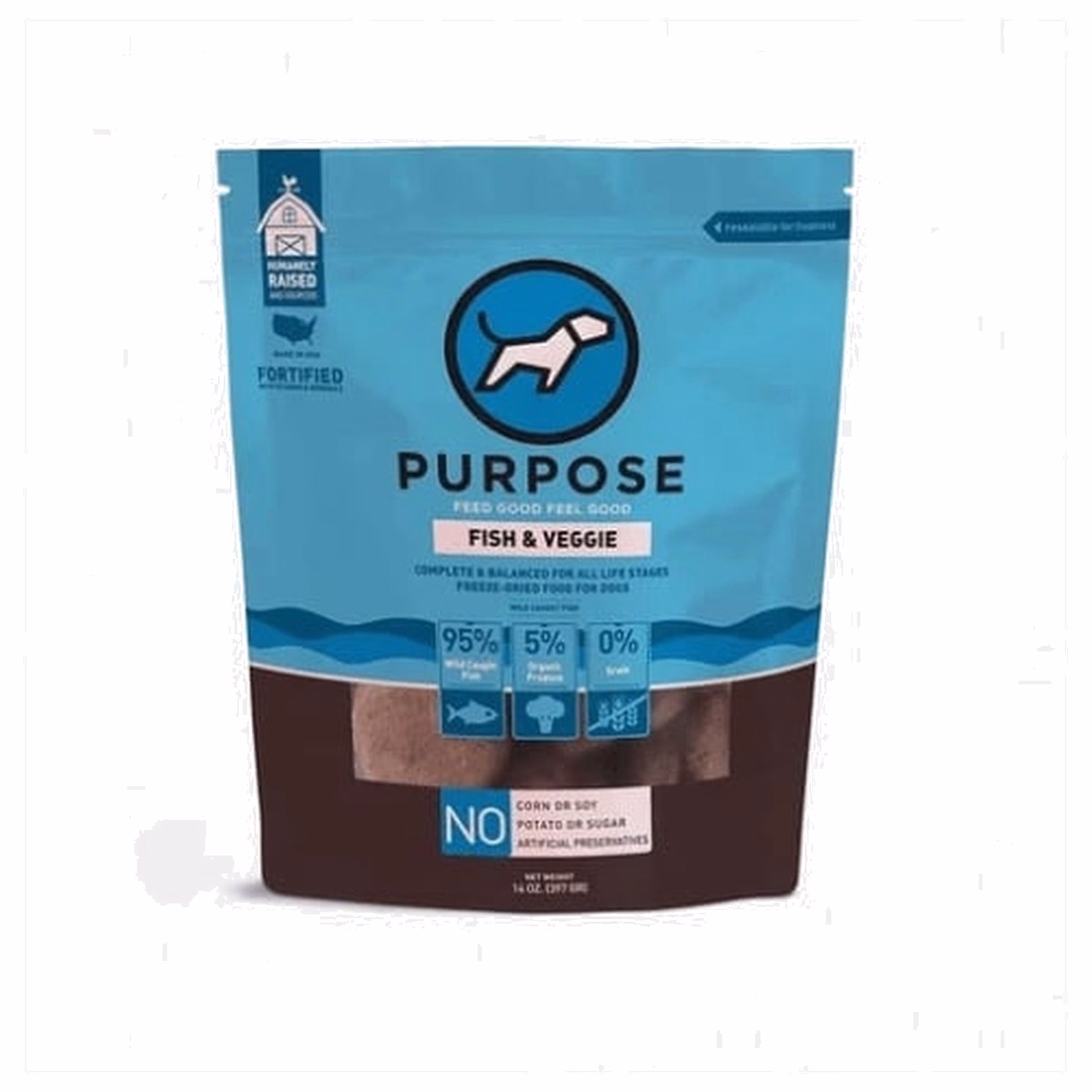 Purpose普斯凍乾狗糧-三文魚肉14oz