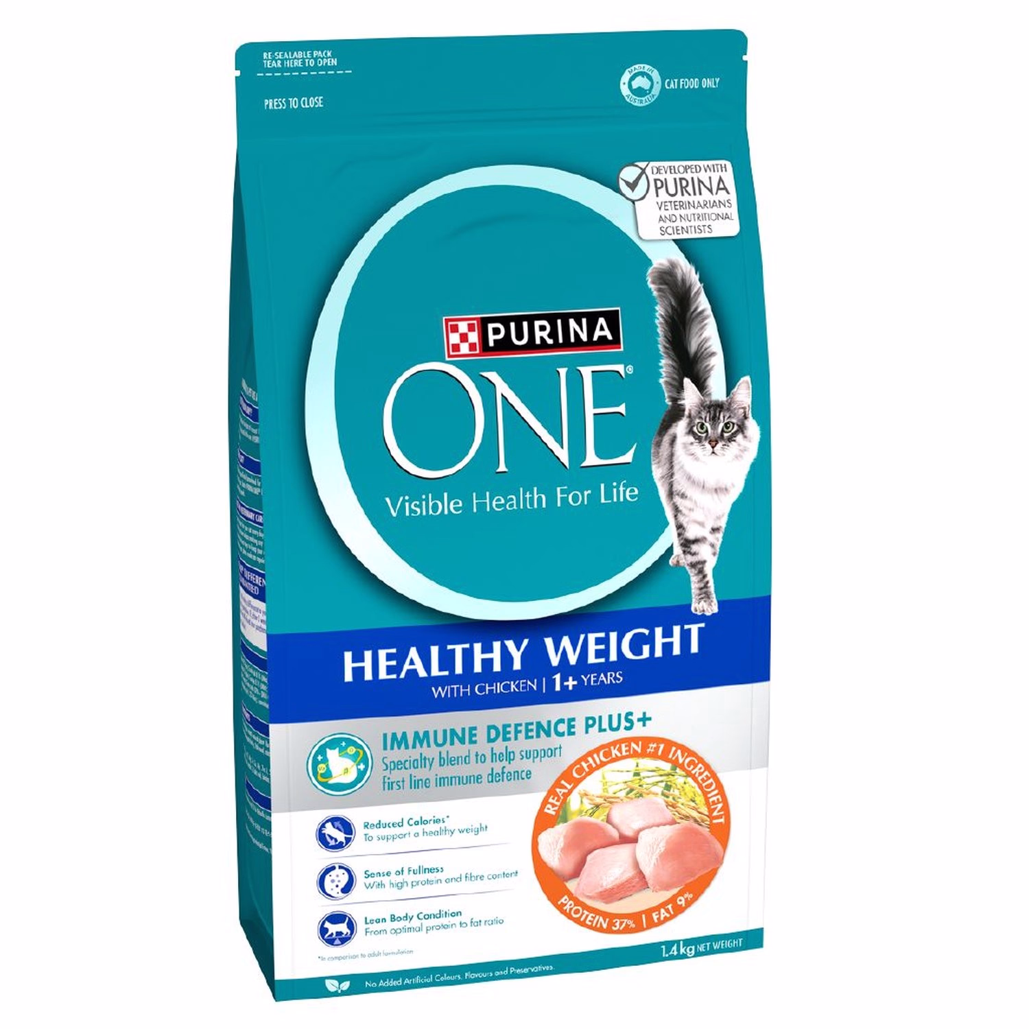 Purina ONE Cat Food - Healthy Weight 1.4kg