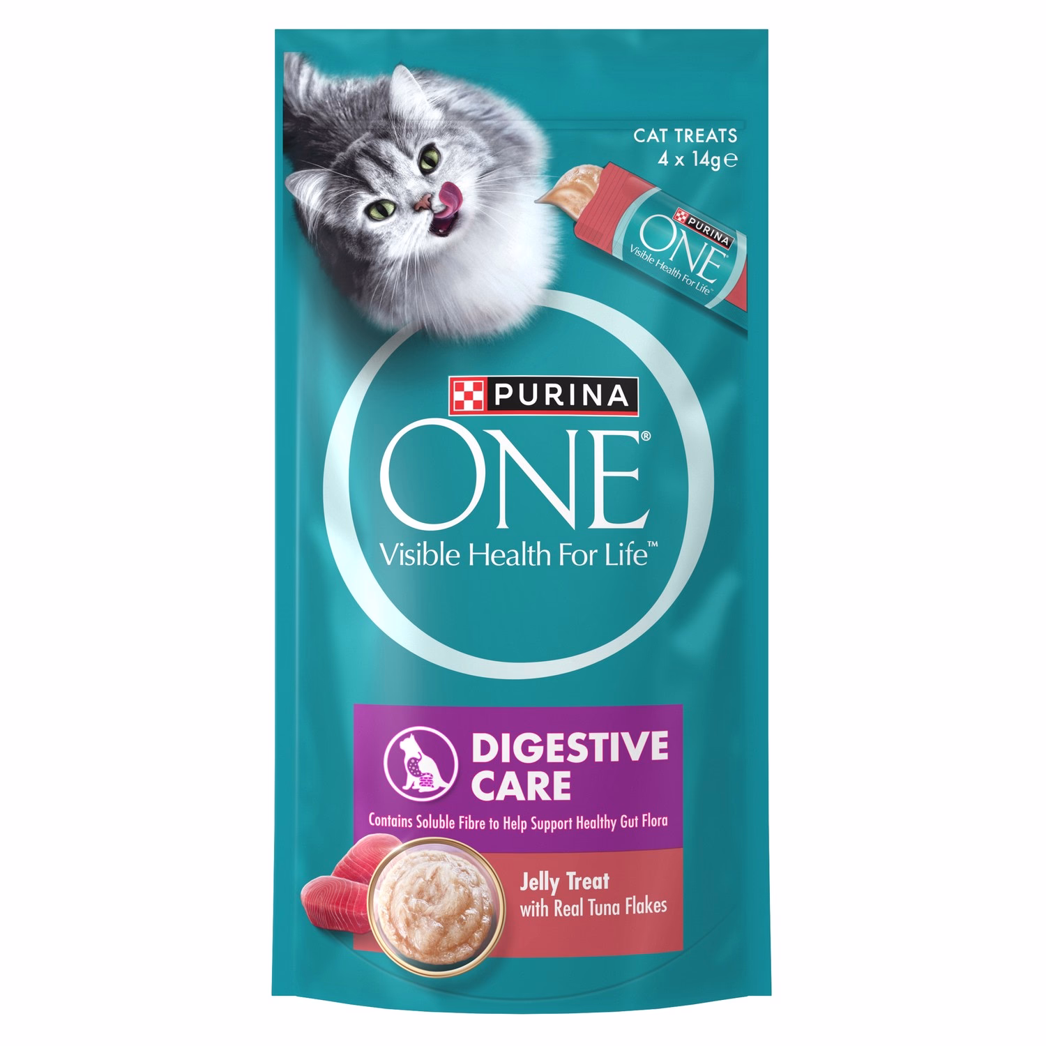 Purina ONE Cat Treat - Digestive Care - Tuna 56g