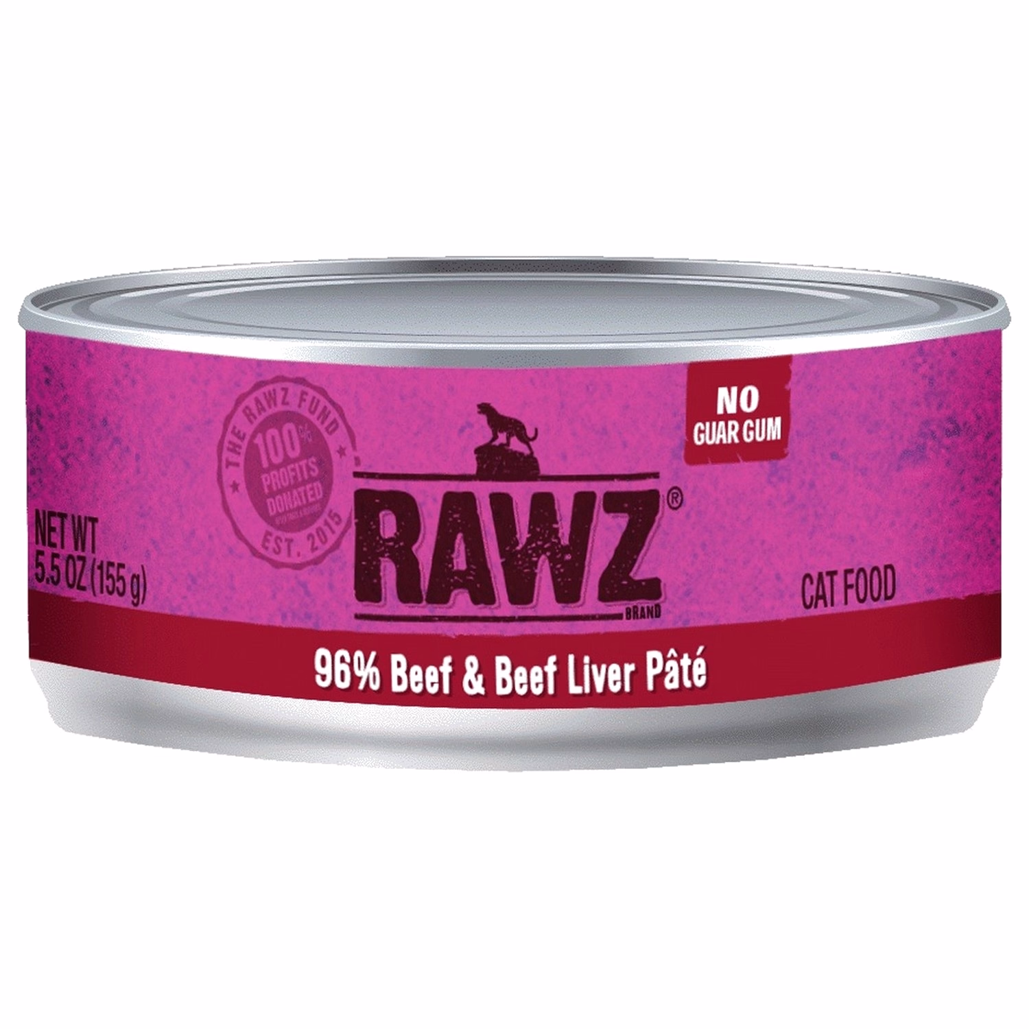 Rawz 全貓罐頭 - 牛肉及牛肝肉醬配方155g