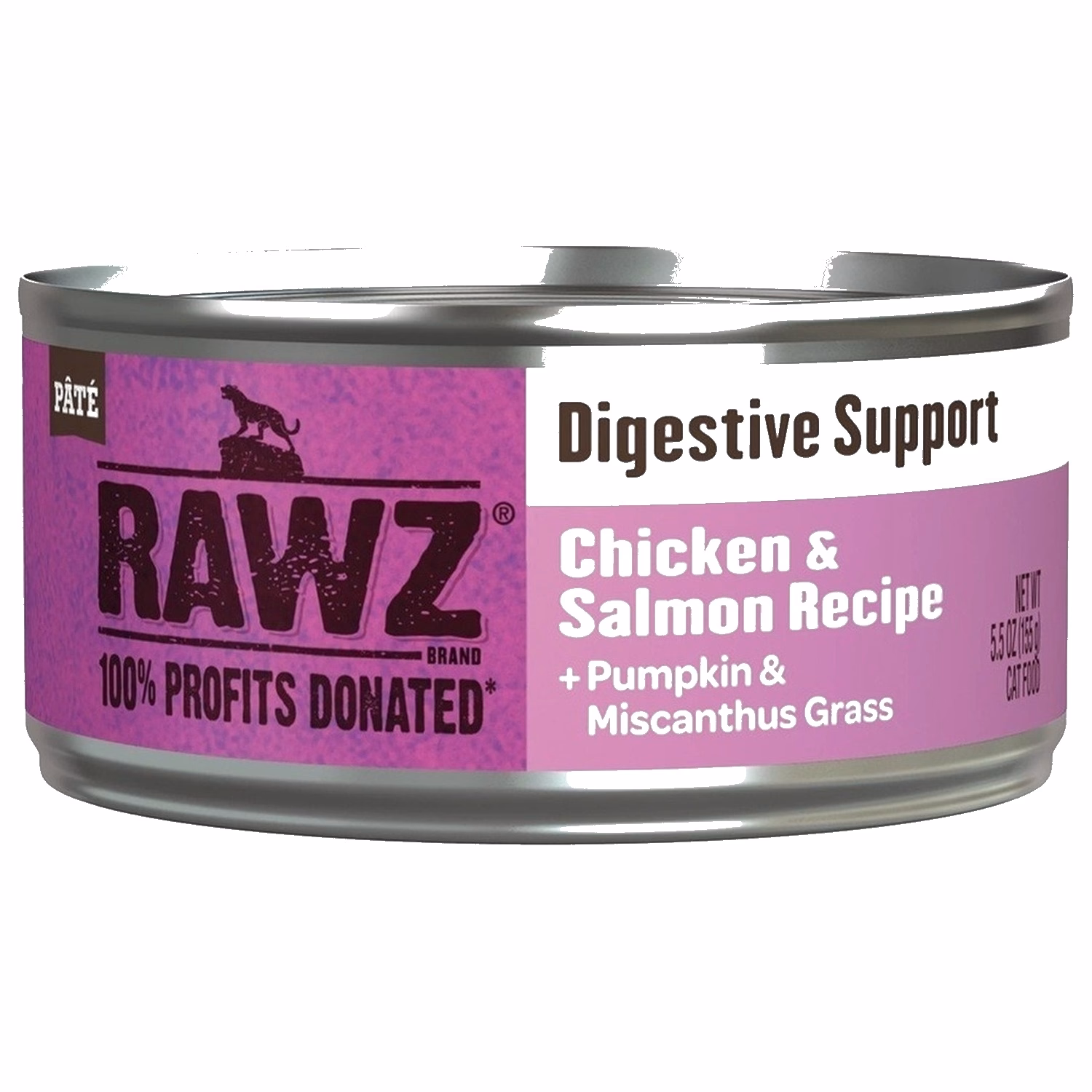 Rawz 全貓罐頭 - 消化系統保健 - 雞肉三文魚&南瓜 155g - EXP 14-10-2026