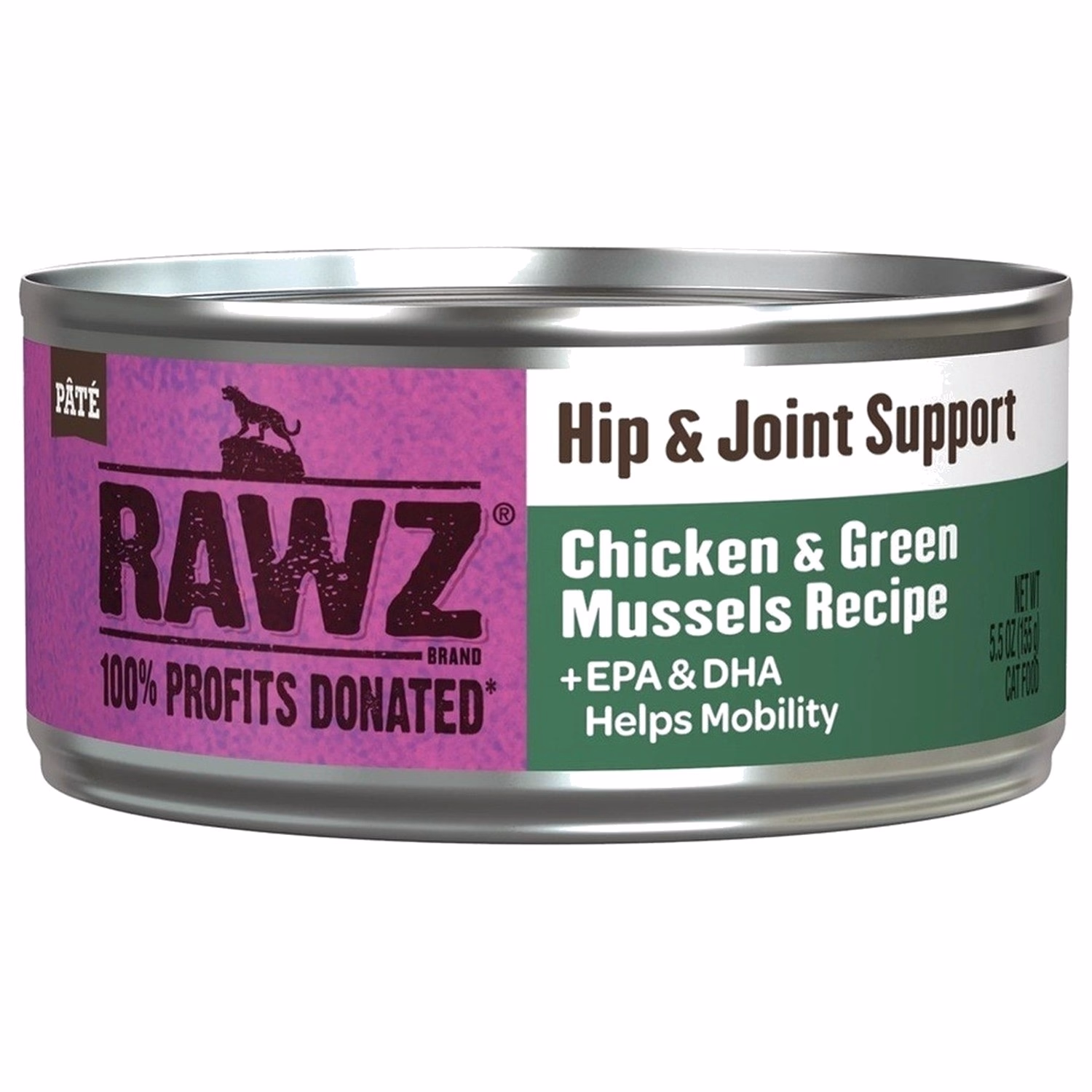 Rawz 全貓罐頭 - 關節保健 - 雞肉&綠唇貽貝 155g