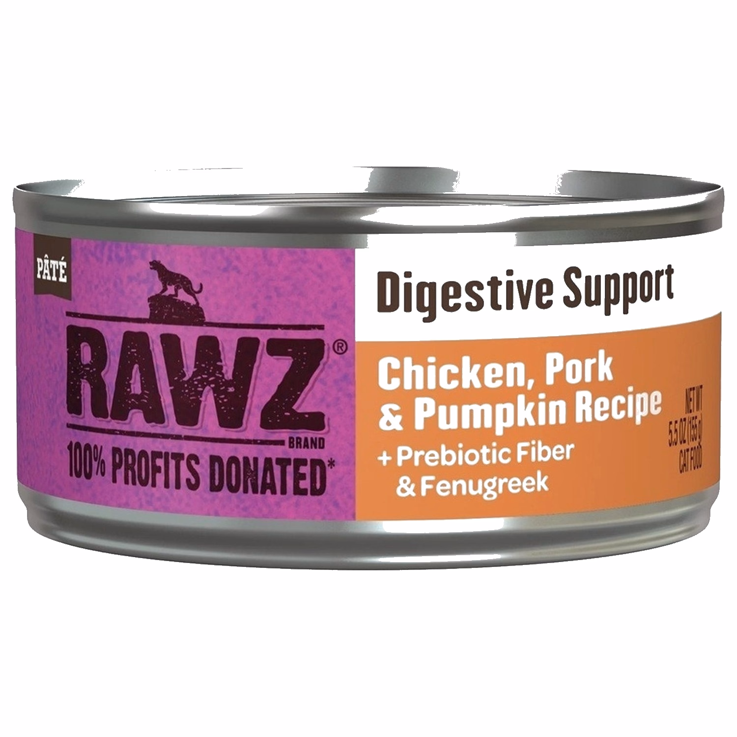 Rawz 全貓罐頭 - 消化系統保健 - 雞肉豬肉&南瓜 155g - EXP 14-10-2026
