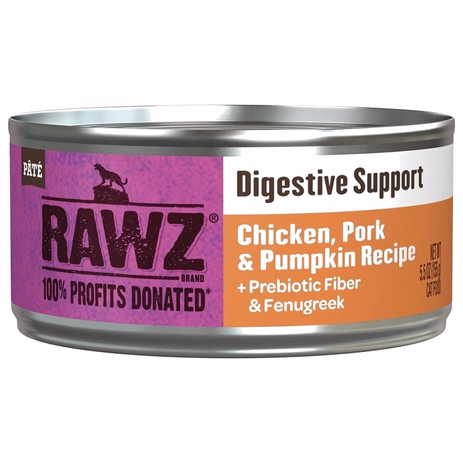 Rawz 全貓罐頭 - 消化系統保健 - 雞肉豬肉&南瓜 155g - EXP 14-10-2026