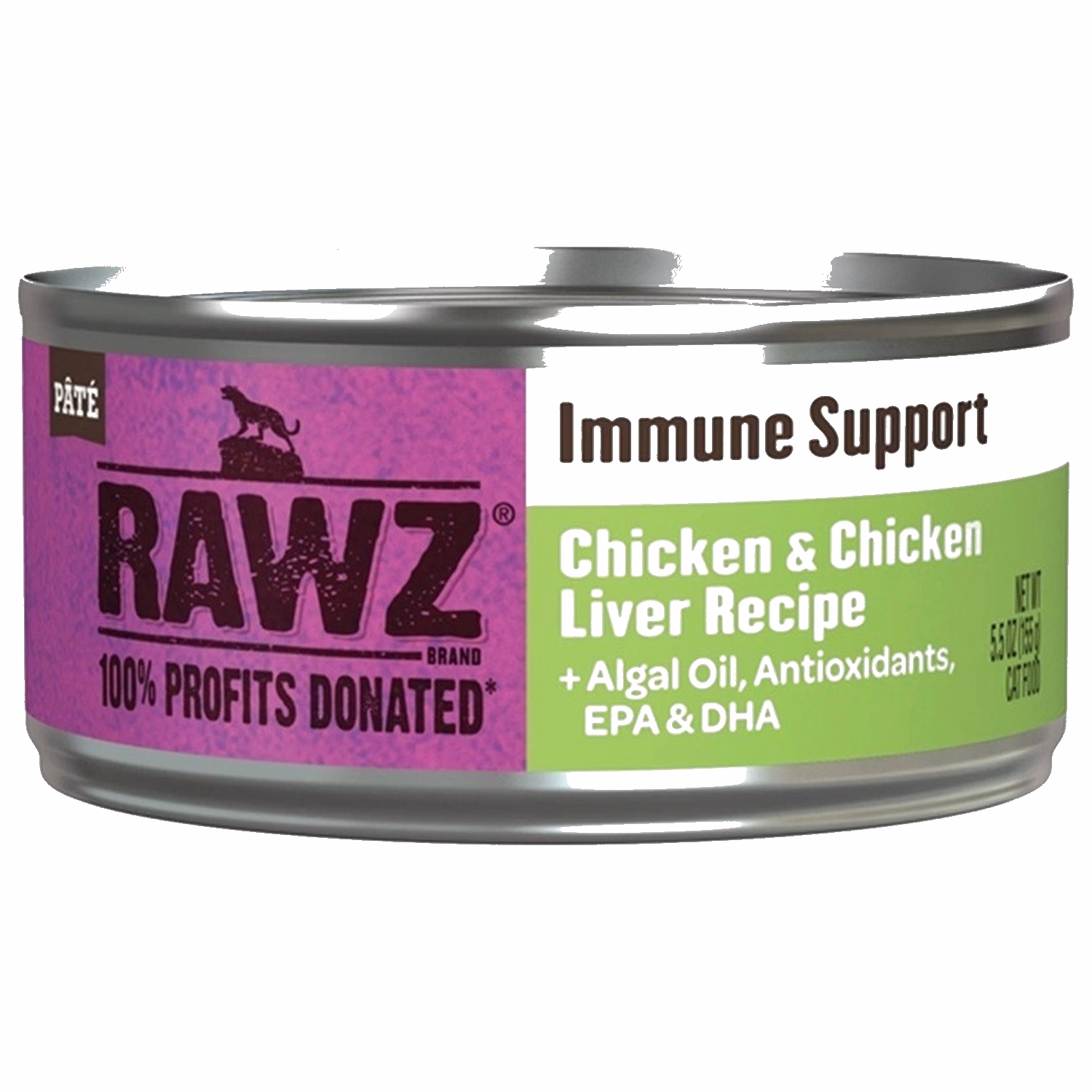 Rawz 全貓罐頭 - 增強免疫系統 - 雞肉&雞肝 155g - EXP 14-10-2026