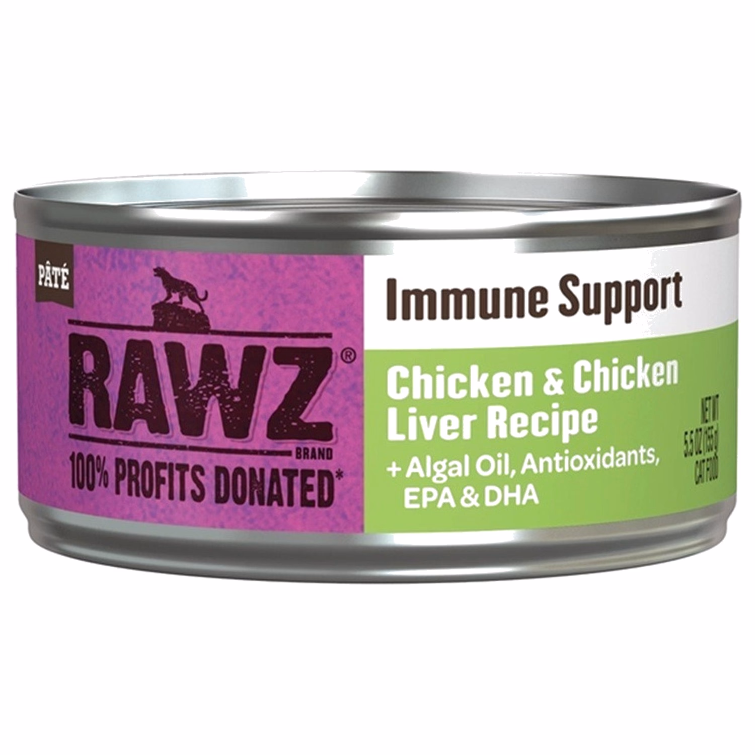 Rawz 全貓罐頭 - 增強免疫系統 - 雞肉&雞肝 155g - EXP 14-10-2026