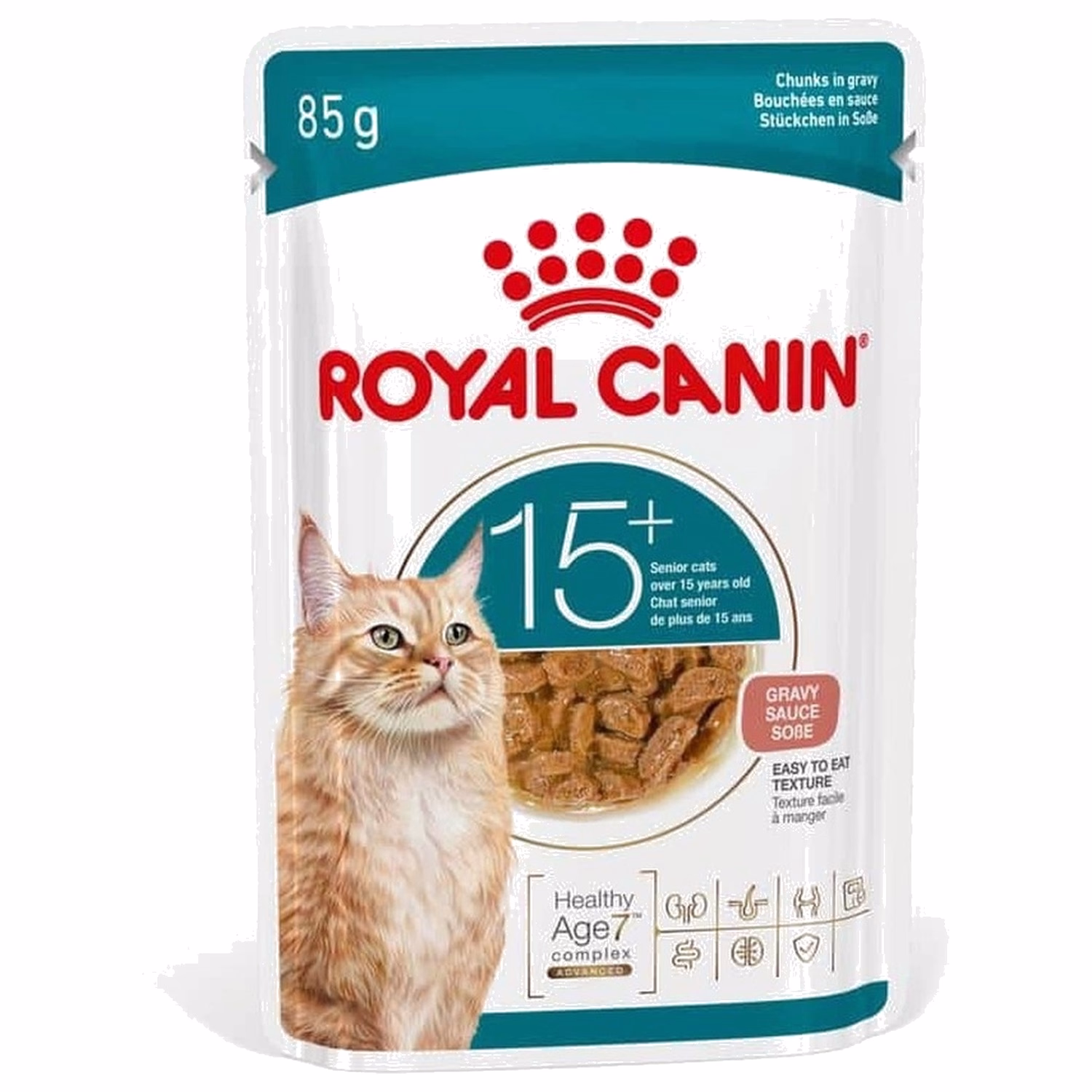 Royal Canin Senior Cat Pouch - Ageing 15+ (Gravy) 85g
