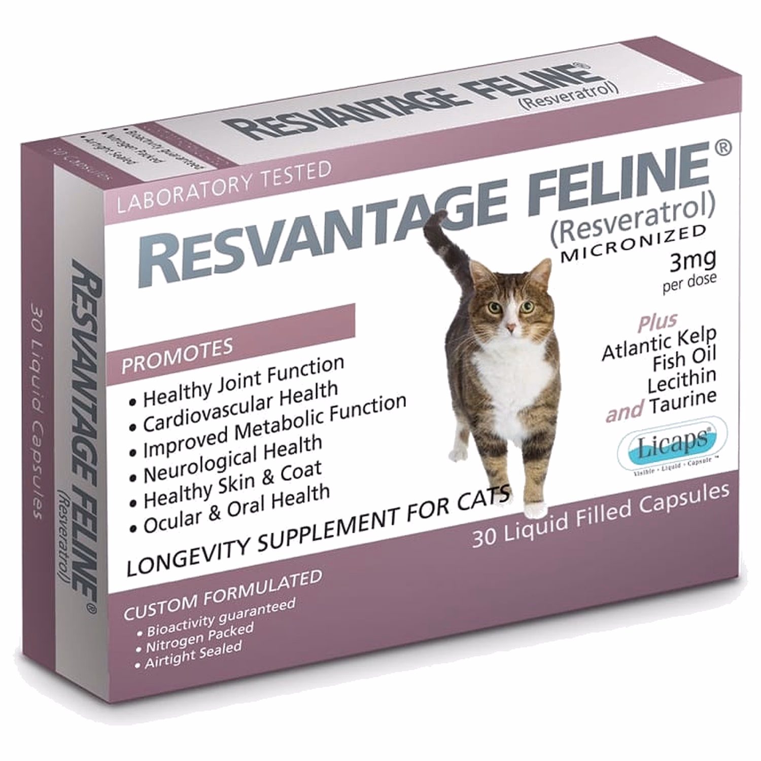 Resvantage 白藜蘆醇 老年及癌症貓配方 30粒
