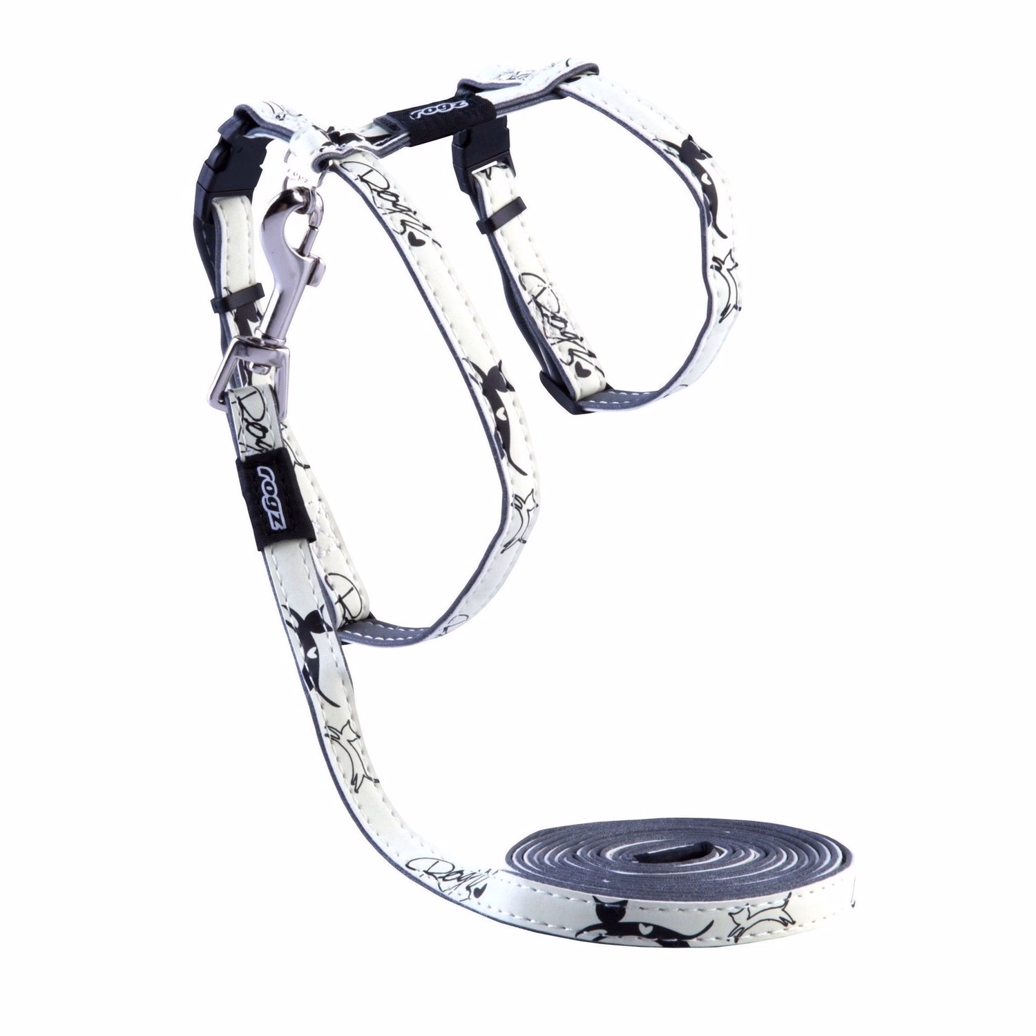 ROGZ GlowCat Cat Harness & Lead